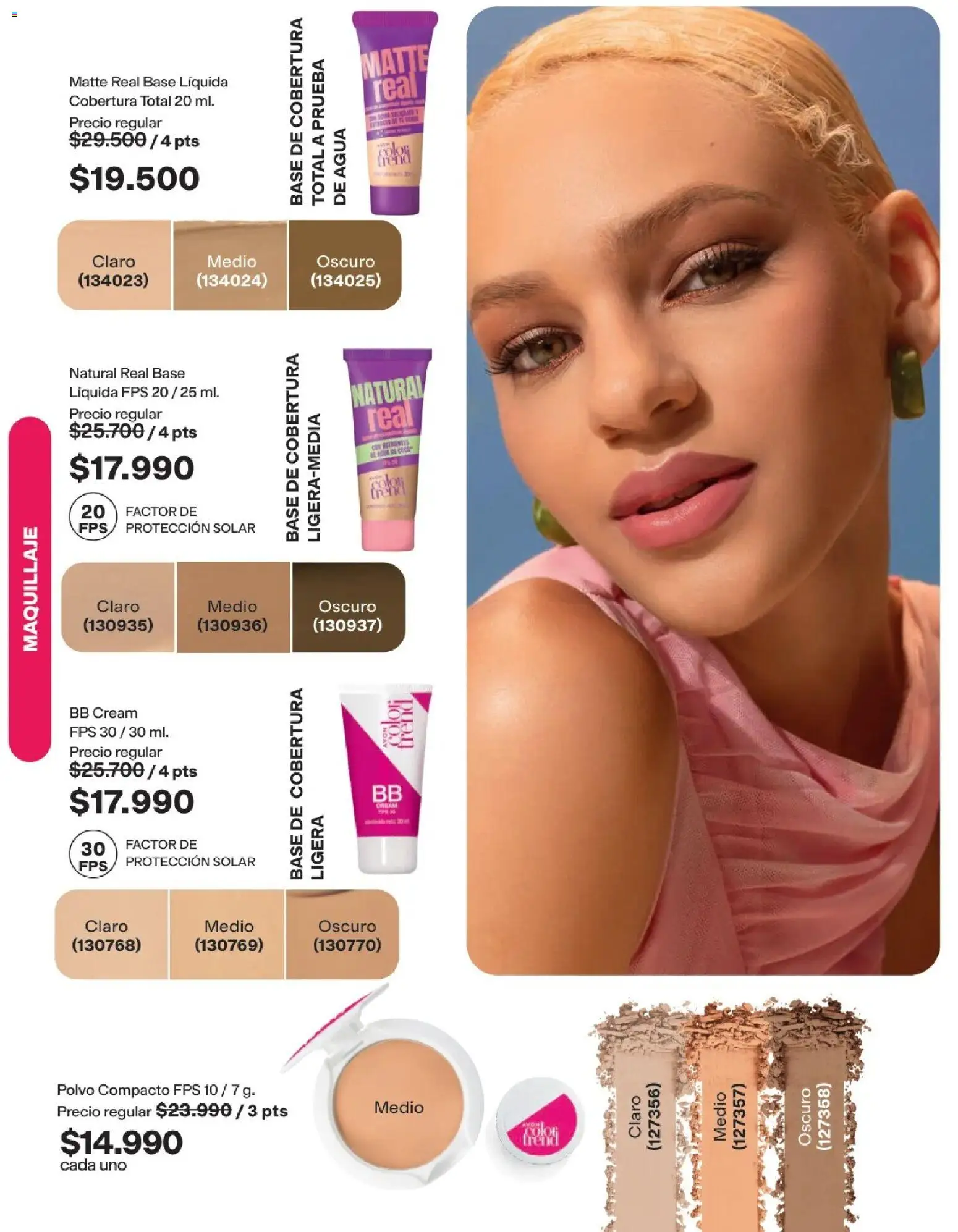 Avon revista - valida desde el 01.08.2026 | Página: 60 | Productos: Agua, Polvo compacto, Maquillaje, Polvo