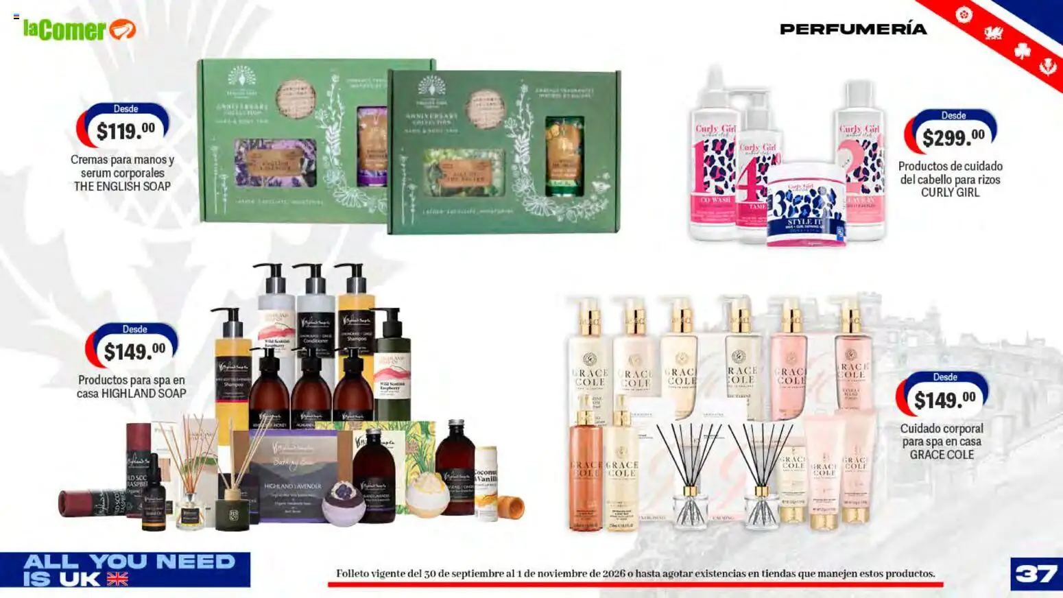 Nuevas ofertas de La Comer válidas en toda la República Mexicana desde el 30/09/2026. ¡Encuentra las mejores ofertas en La Comer folleto! | Página: 37 | Productos: Serum, Shampoo