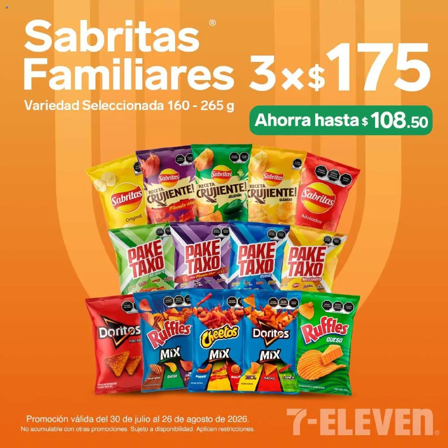 Nuevas ofertas de 7-Eleven válidas en toda la República Mexicana desde el 30/07/2026. ¡Encuentra las mejores ofertas en 7-Eleven folleto! | Página: 17 | Productos: Queso