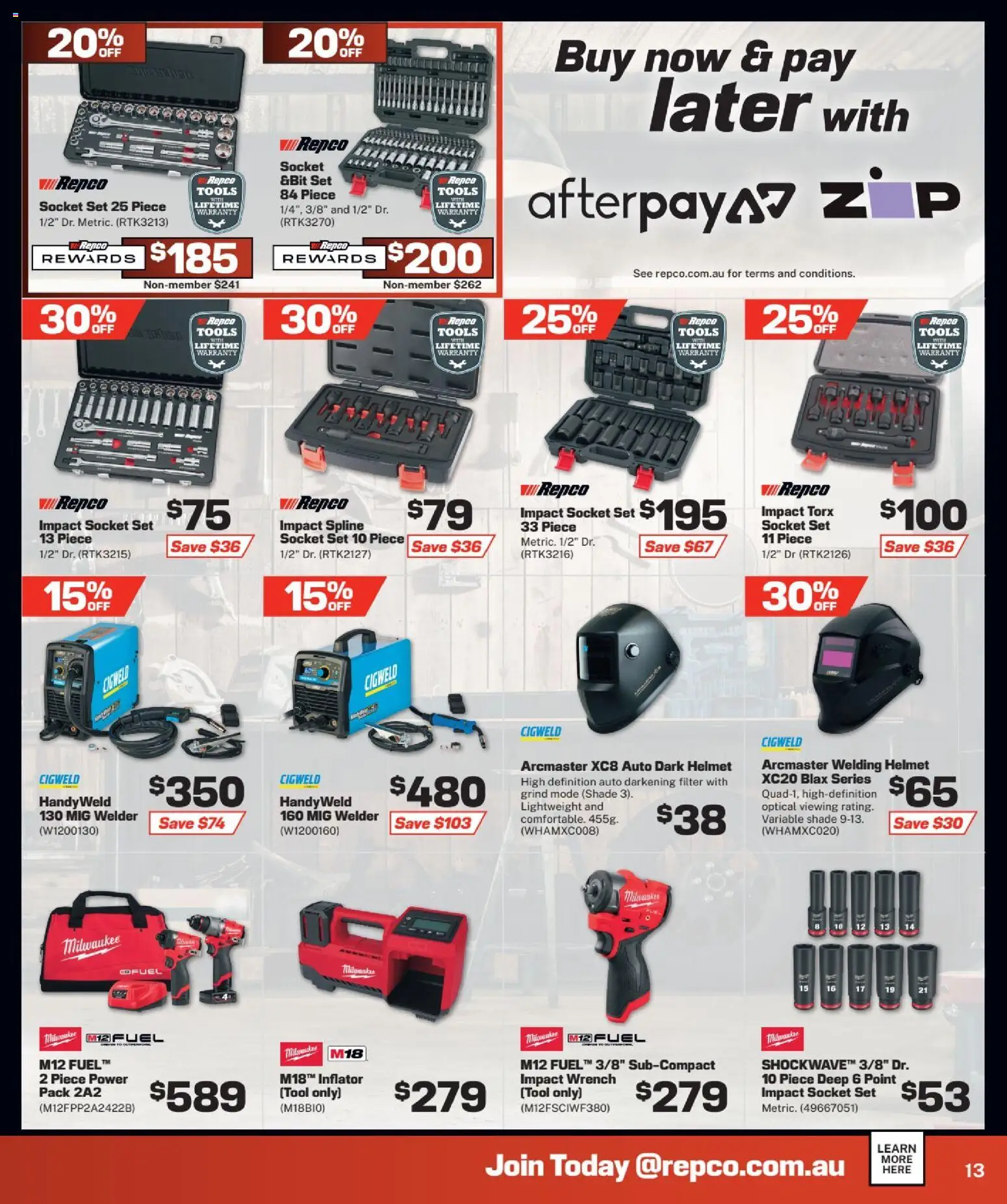 Repco catalogue - valid from 20.05.2026 | Page: 13 | Products: Socket, Tools