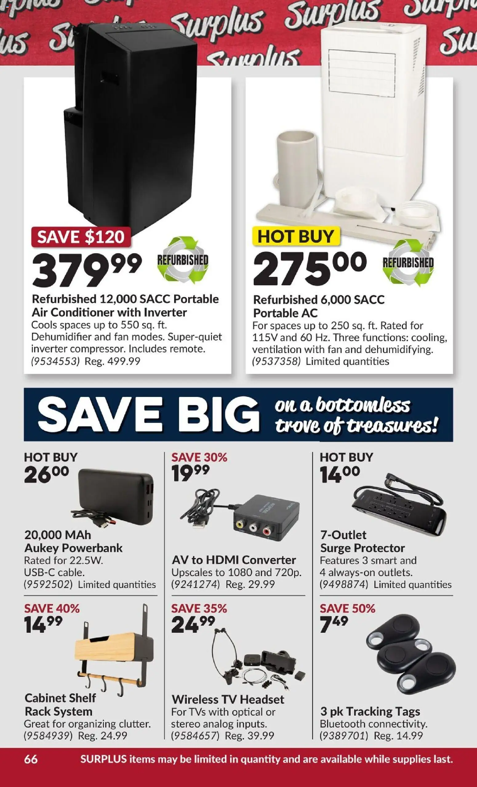 Princess Auto flyer valid from Jun 30, 2026 | Page: 71 | Products: Tv, Fan, Shelf, Cabinet