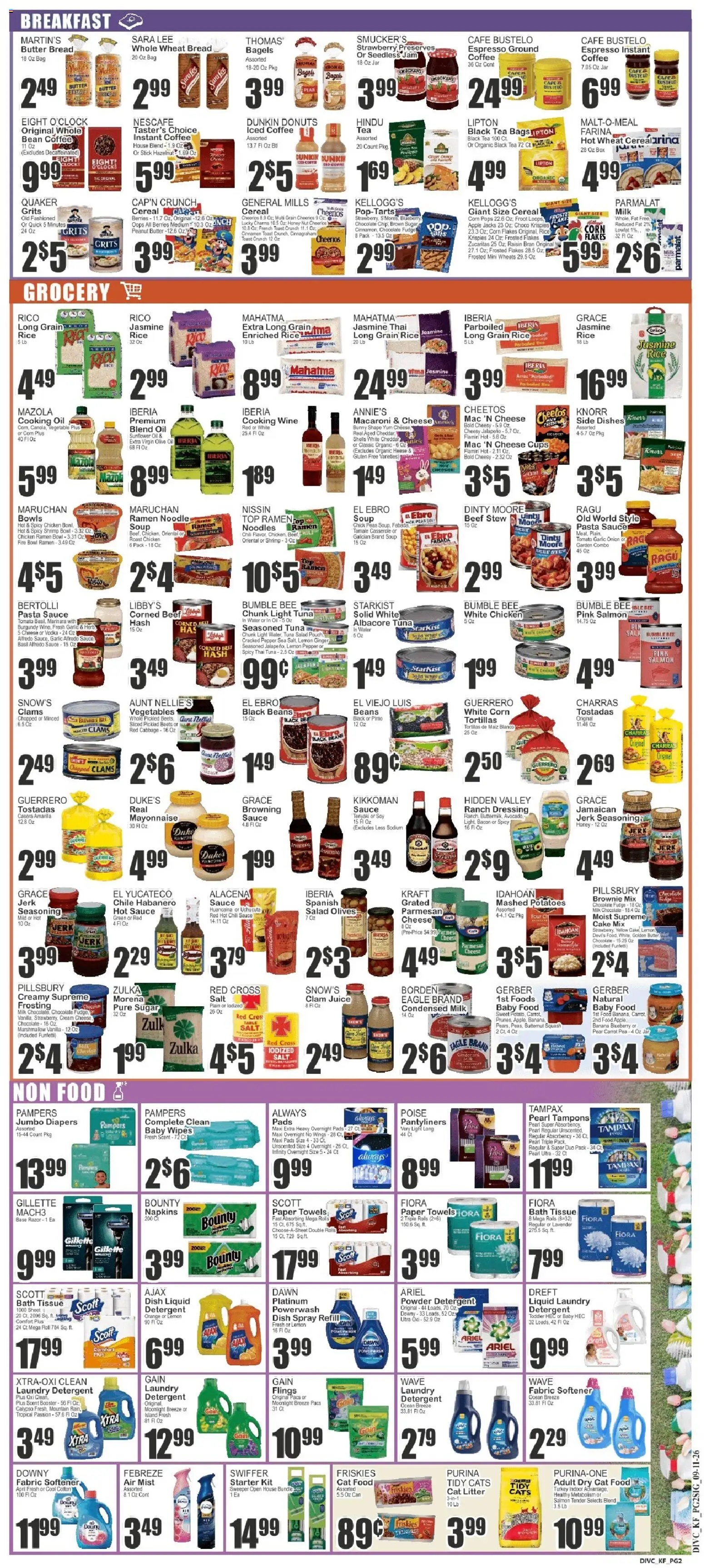 Key Food Weekly Ad - valid from 09/11/2026 | Page: 2 | Products: Squash, Preserves, Starter, Cake