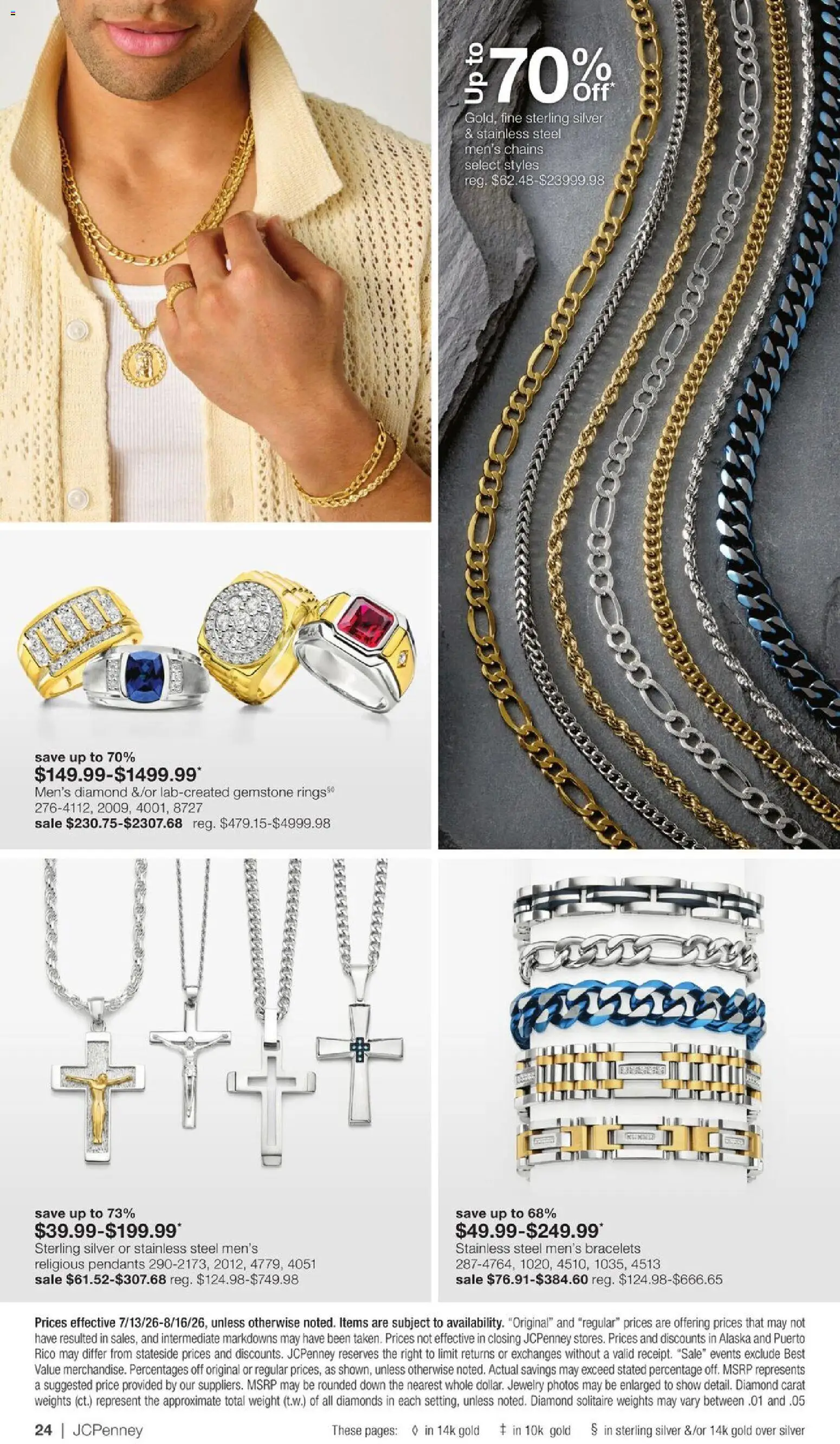 JCPenney Semi-Annual Jewelry Sale - valid from 07/13/2026 | Page: 23 | Products: Weight