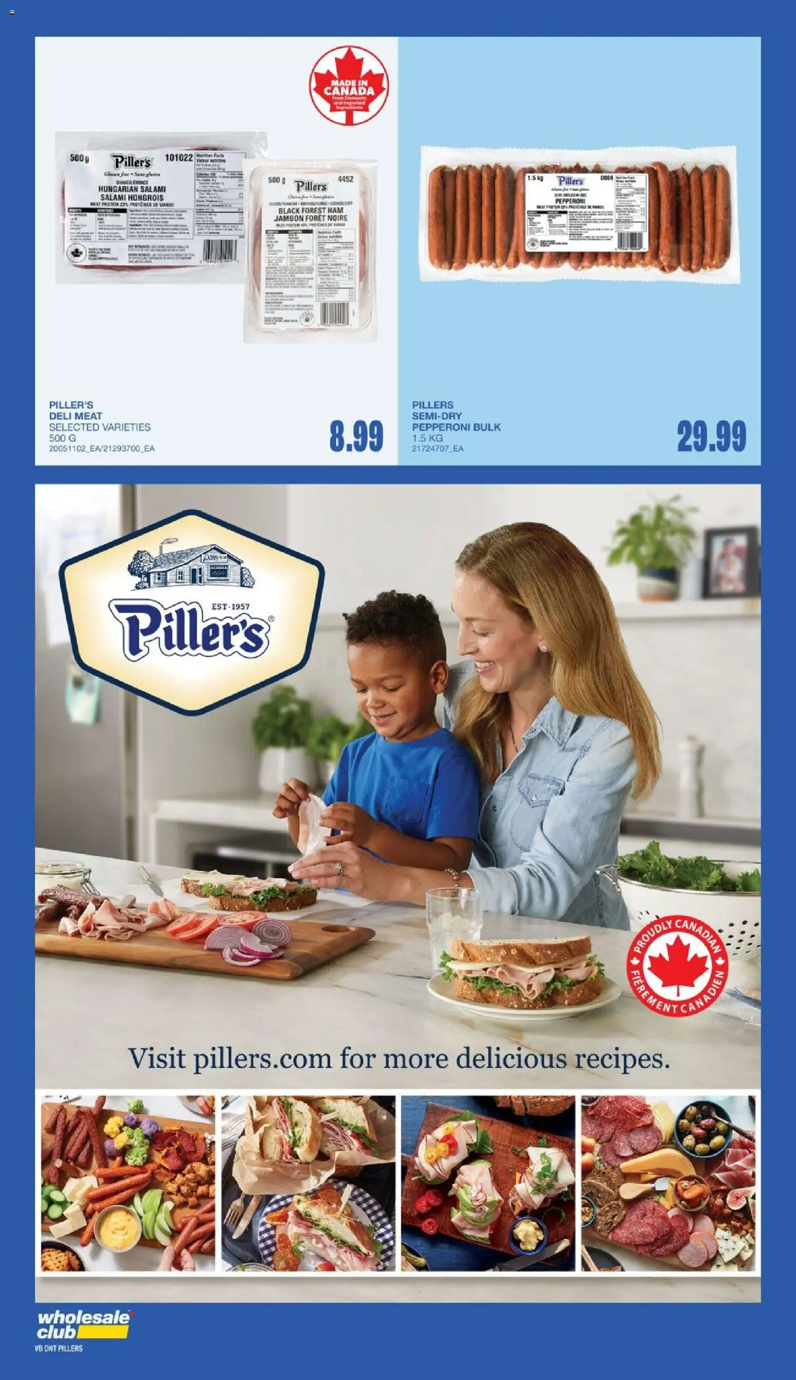 Wholesale Club flyer valid from Jul 30, 2026 | Page: 18 | Products: Salami, Ham