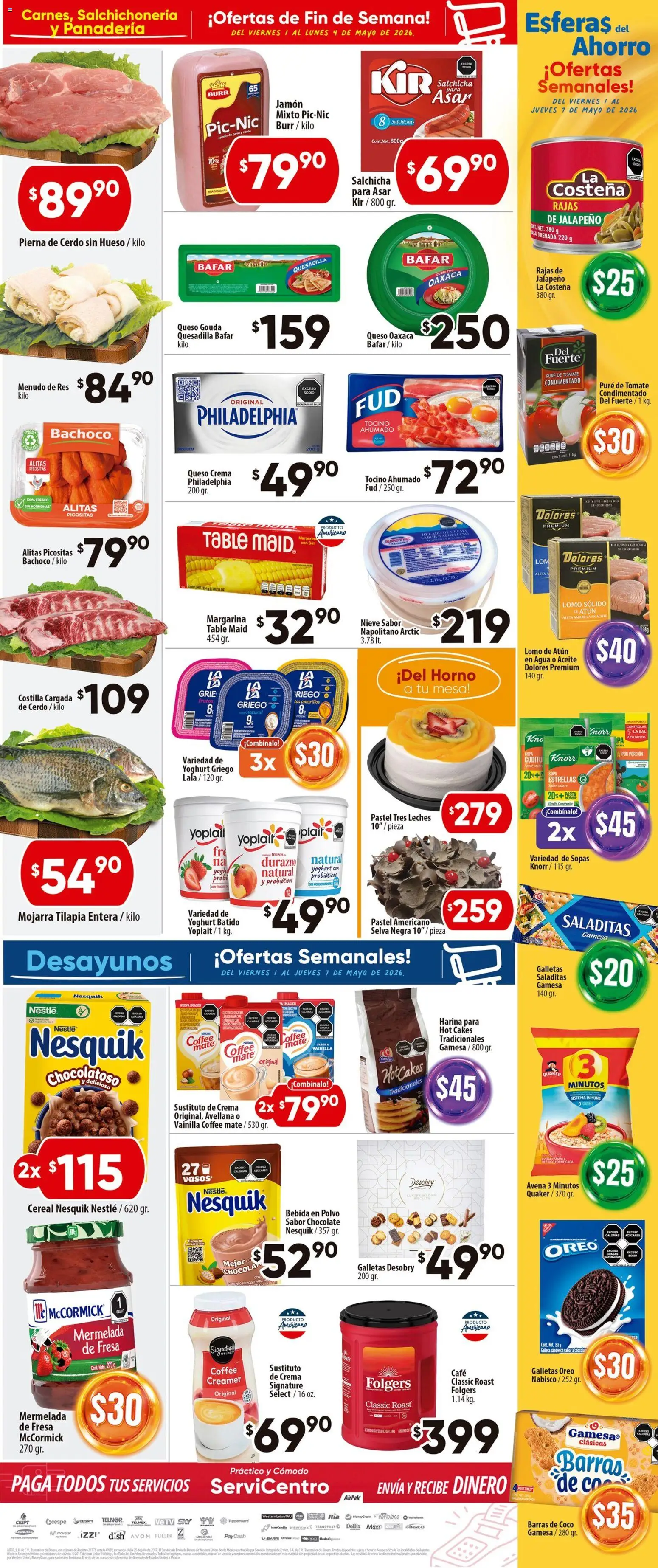 Nuevas ofertas de Calimax válidas en toda la República Mexicana desde el 01.05.2026. ¡Encuentra las mejores ofertas en Calimax folleto Tecate! | Página: 2 | Productos: Fresa, Tocino, Margarina, Mesa
