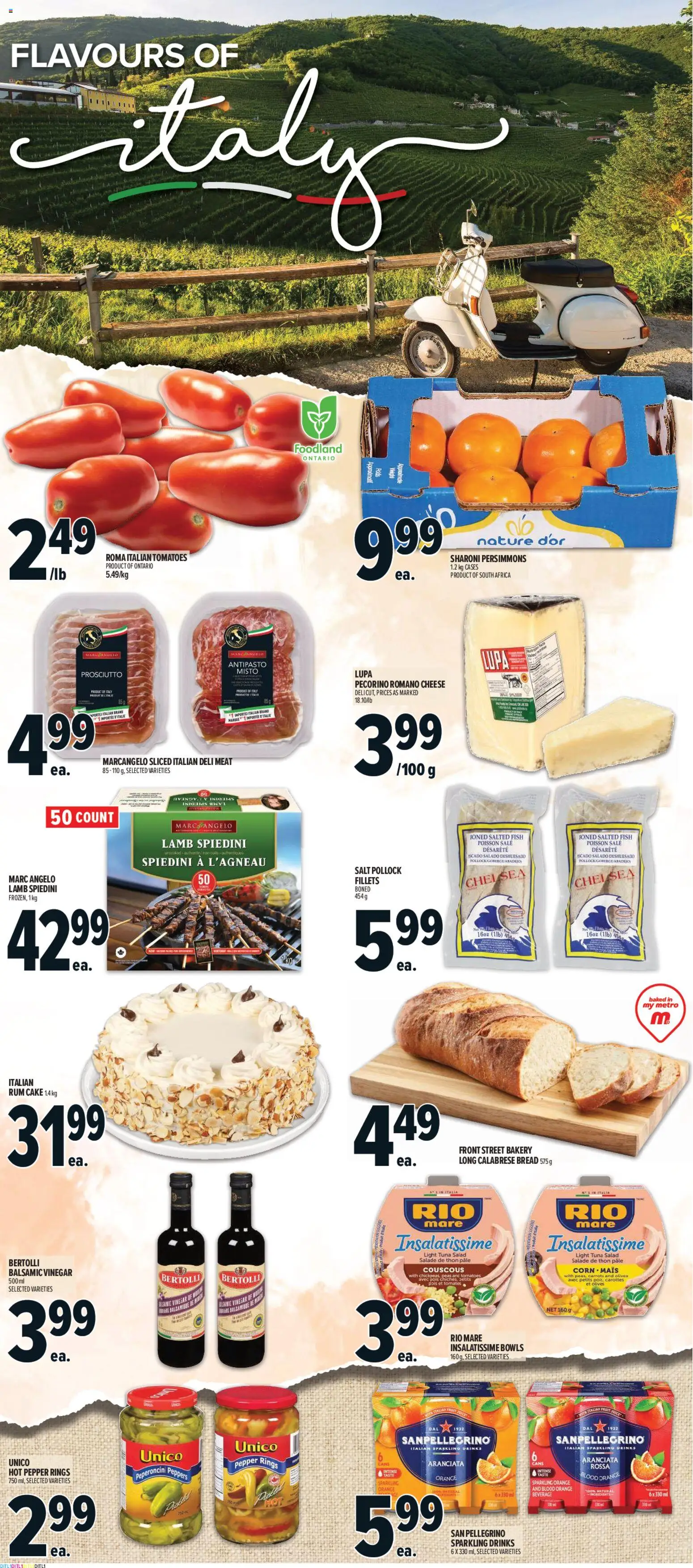 Metro flyer valid from Jun 25, 2026 | Page: 9 | Products: Fish, Cheese, Juice, Tomatoes