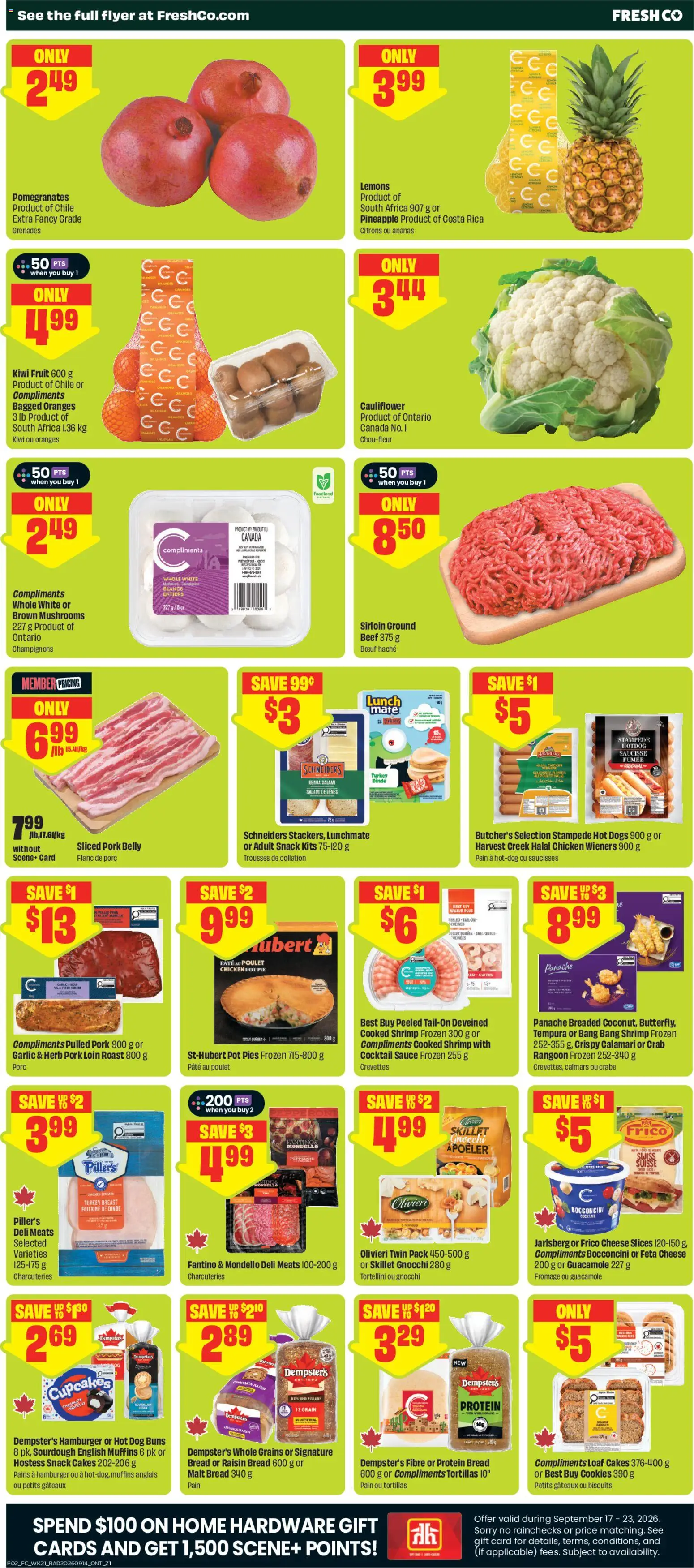 FreshCo flyer valid from Sep 17, 2026 | Page: 3