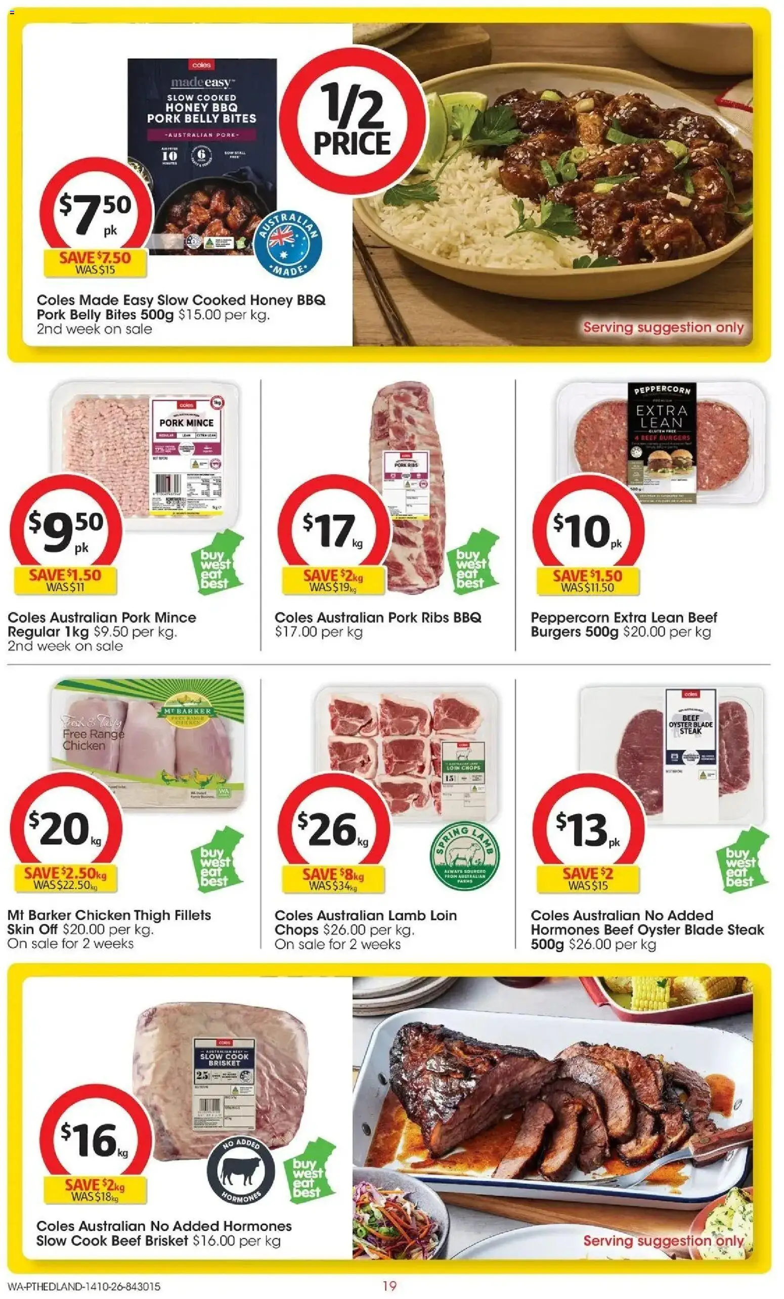 ﻿Coles catalogue valid from 14/10/2026 > Online Australia | Page: 19