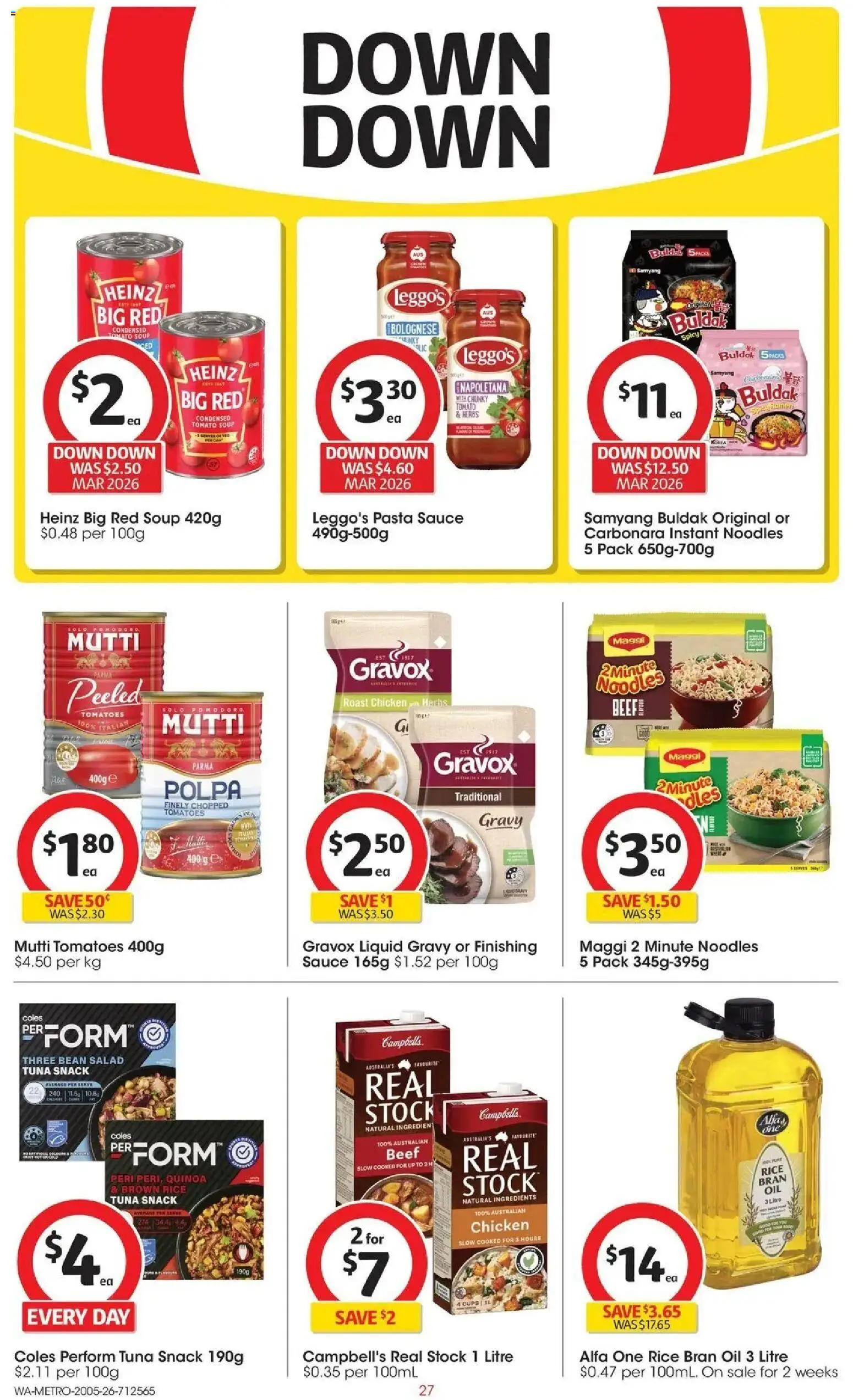 Coles catalogue - valid from 19.05.2026 | Page: 27 | Products: Noodles, Beef, Salad, Sauce