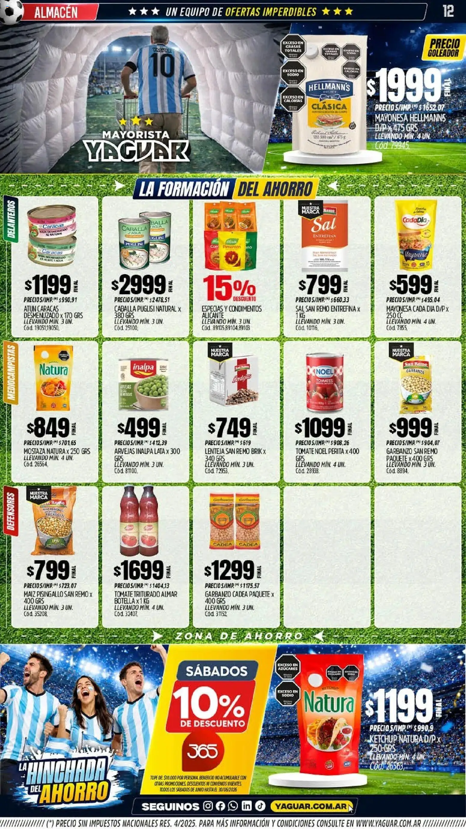 Yaguar - Oferta Semanal Mendoza │ válido desde el 22/06/2026 | Página: 11