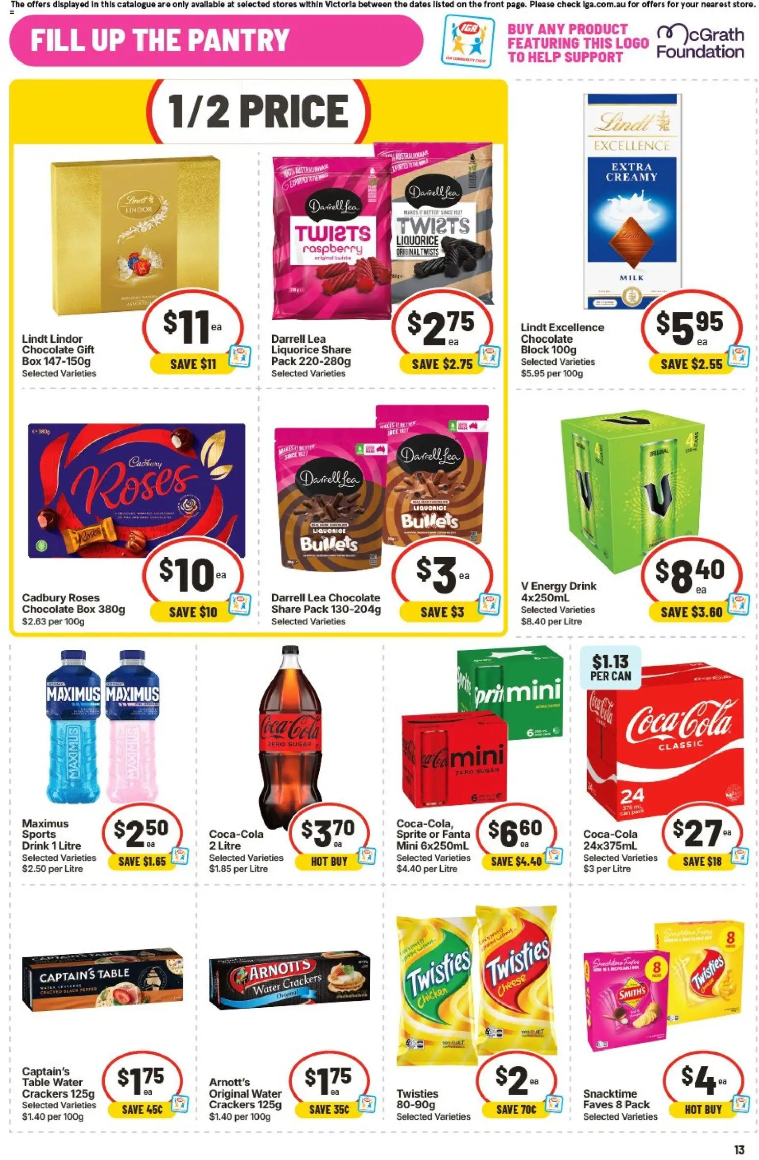 IGA catalogue - valid from 16/09/2026 | Page: 11 | Products: Cheese, Water, Raspberry, Fanta