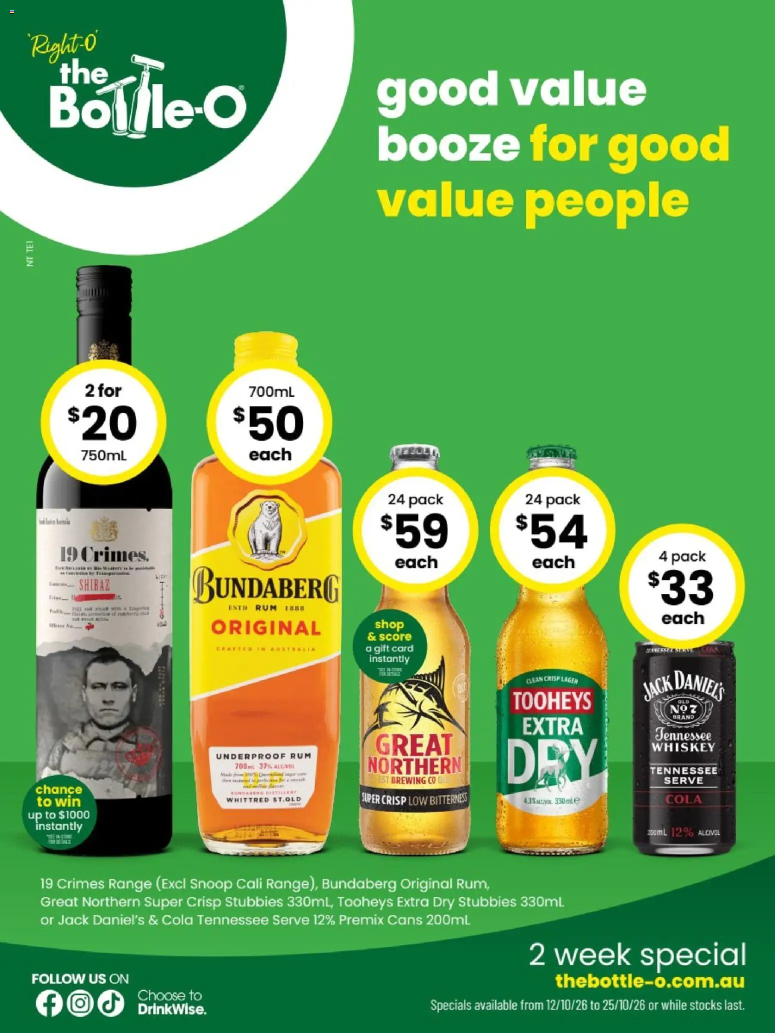 The Bottle-O catalogue - valid from 12/10/2026 | Page: 1
