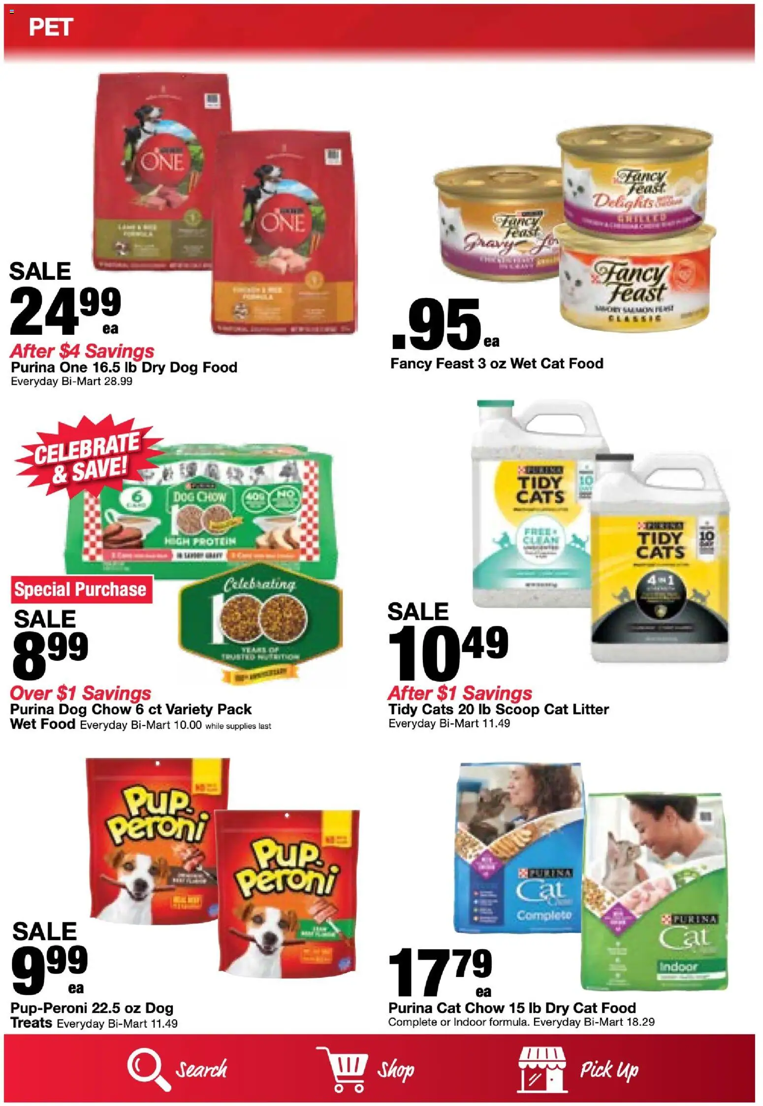 Bi-Mart Weekly Ad - valid from 08/18/2026 | Page: 31 | Products: Dog Food, Cat Food, Cat Litter, Protein