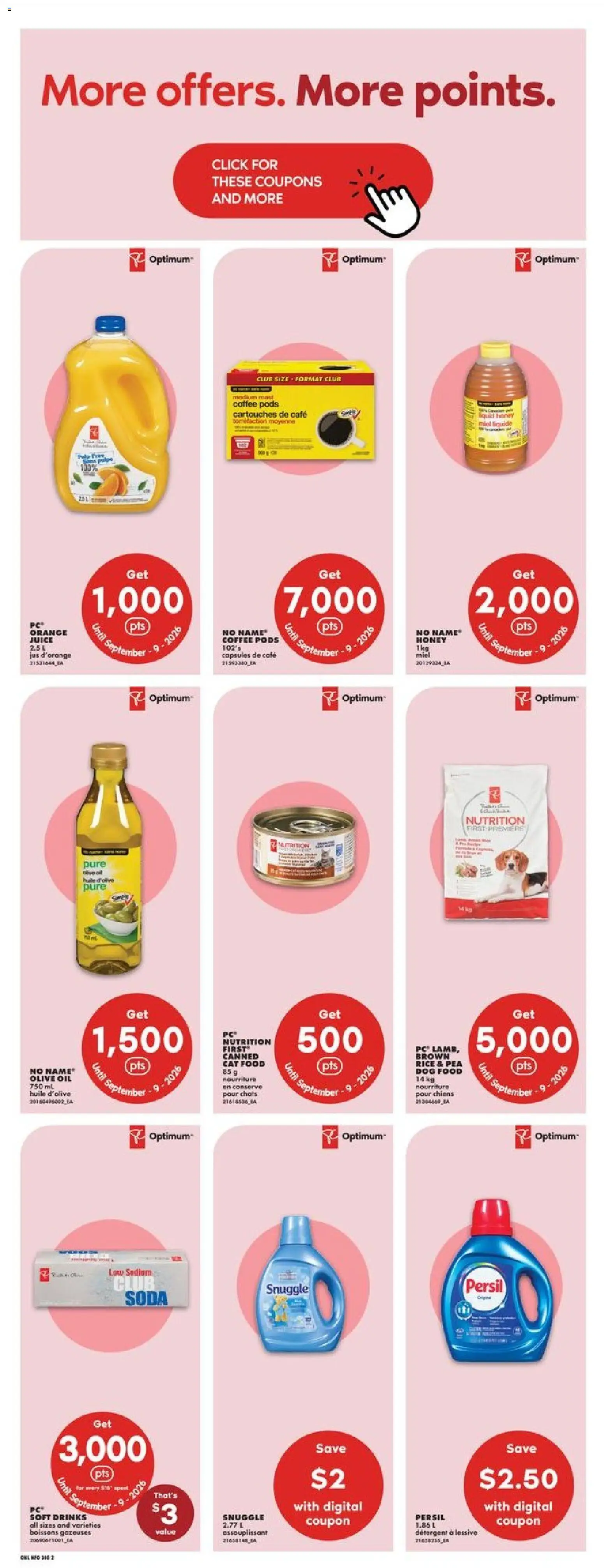 No Frills flyer valid from Aug 20, 2026 | Page: 11 | Products: Roast, Olive oil, Oil, Coffee