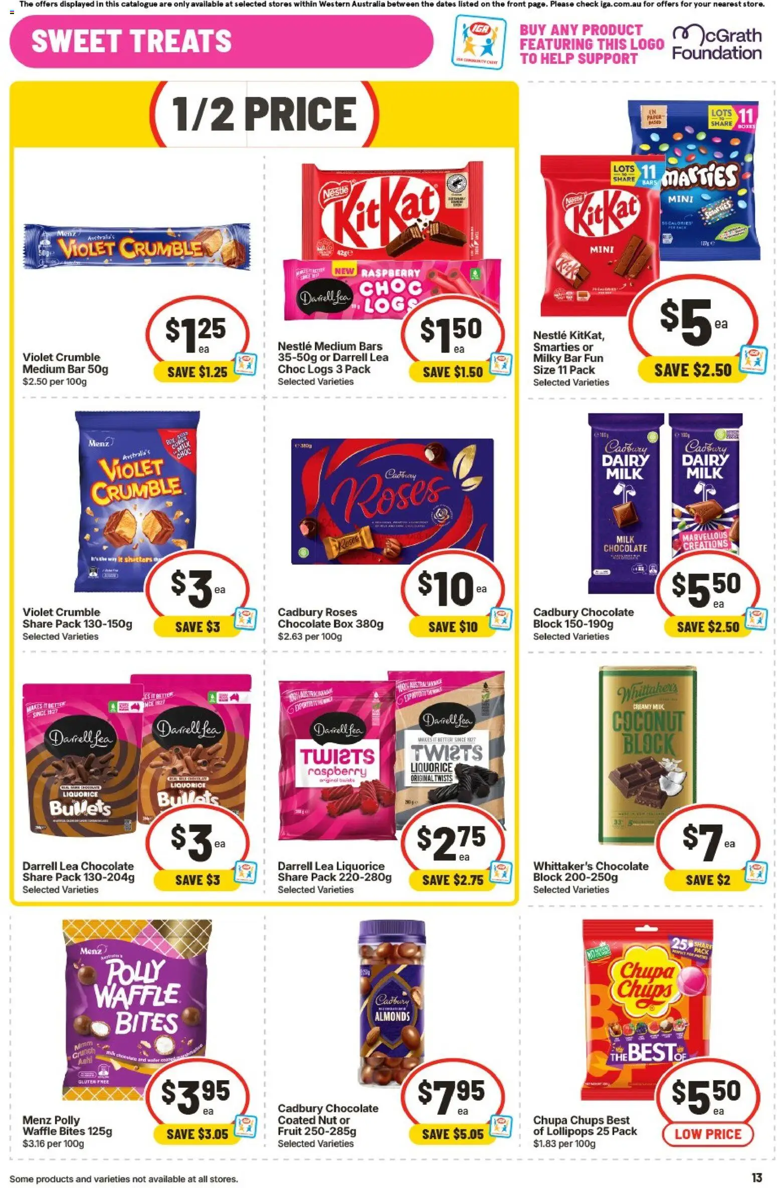 IGA catalogue - valid from 16/09/2026 | Page: 14 | Products: Box, Milk, Dairy, Lollipops