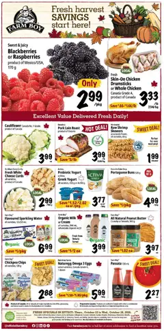 Preview of Farm Boy weekly flyer / circulaire from shop Farm Boy valid from Oct 22, 2026