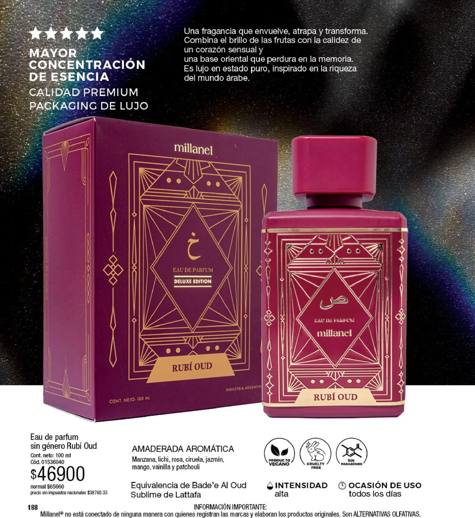 Millanel - Catálogo │ válido desde el 17/08/2026 | Página: 188 | Productos: Vainilla, Fragancia, Brillo