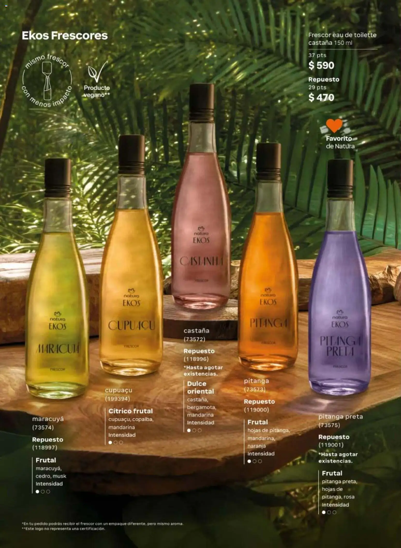 Nuevas ofertas de Natura válidas en toda la República Mexicana desde el 10/07/2026. ¡Encuentra las mejores ofertas en Natura campaña 11 2026! | Página: 38 | Productos: Dulce, Eau de toilette