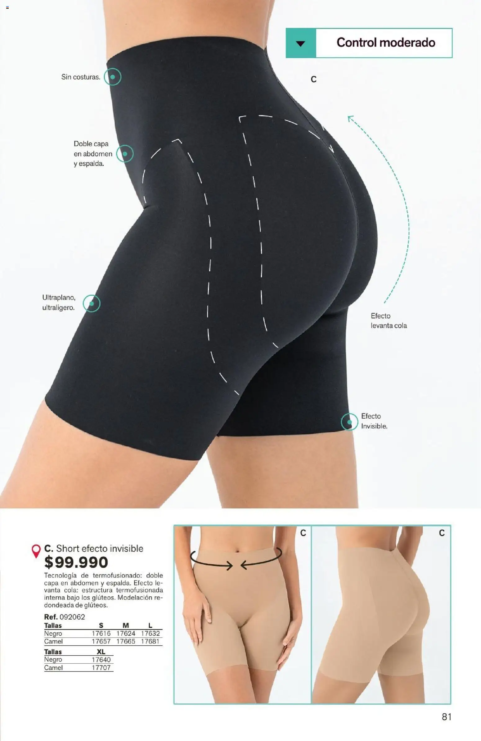 Leonisa revista - valida desde el 04/08/2026 | Página: 81 | Productos: Short