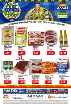 Assaí Atacadista ofertas - RN - Pré-Visualização do folheto da loja Assaí Atacadista, válido de 18.05.2026 | Página: 1 | Produtos: Mandioca, Pneus, Roupas, Goiabada