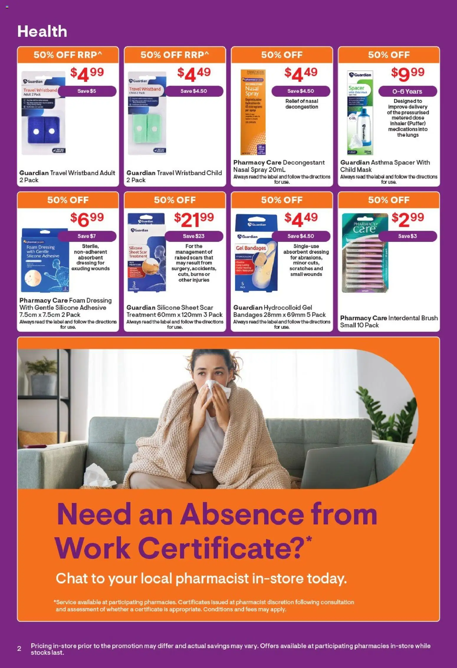 Discount Drug Stores catalogue - valid from 14/09/2026 | Page: 3 | Products: Mask, Dressing, Nasal spray, Treatment