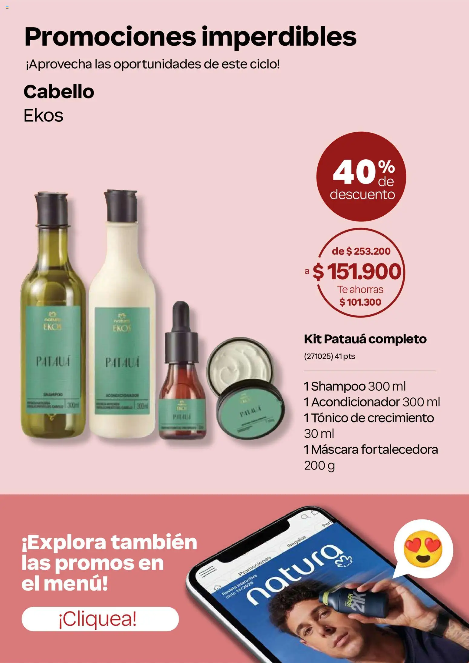 Natura revista - valida desde el 02/09/2026 | Página: 8 | Productos: Té, Revista, Shampoo, Acondicionador