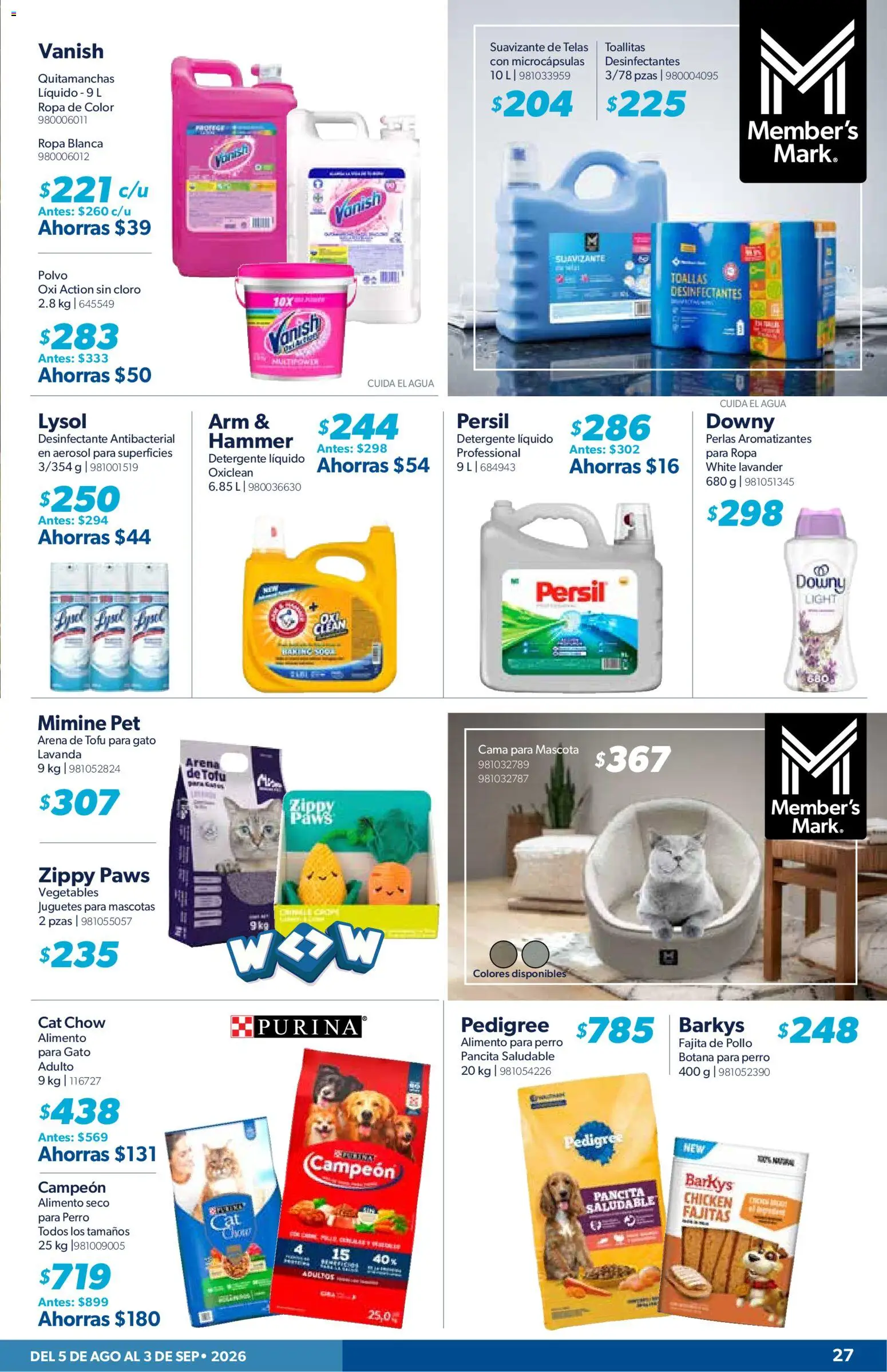 Nuevas ofertas de Sam's Club válidas en toda la República Mexicana desde el 05/08/2026. ¡Encuentra las mejores ofertas en Sam's Club catálogo! | Página: 27