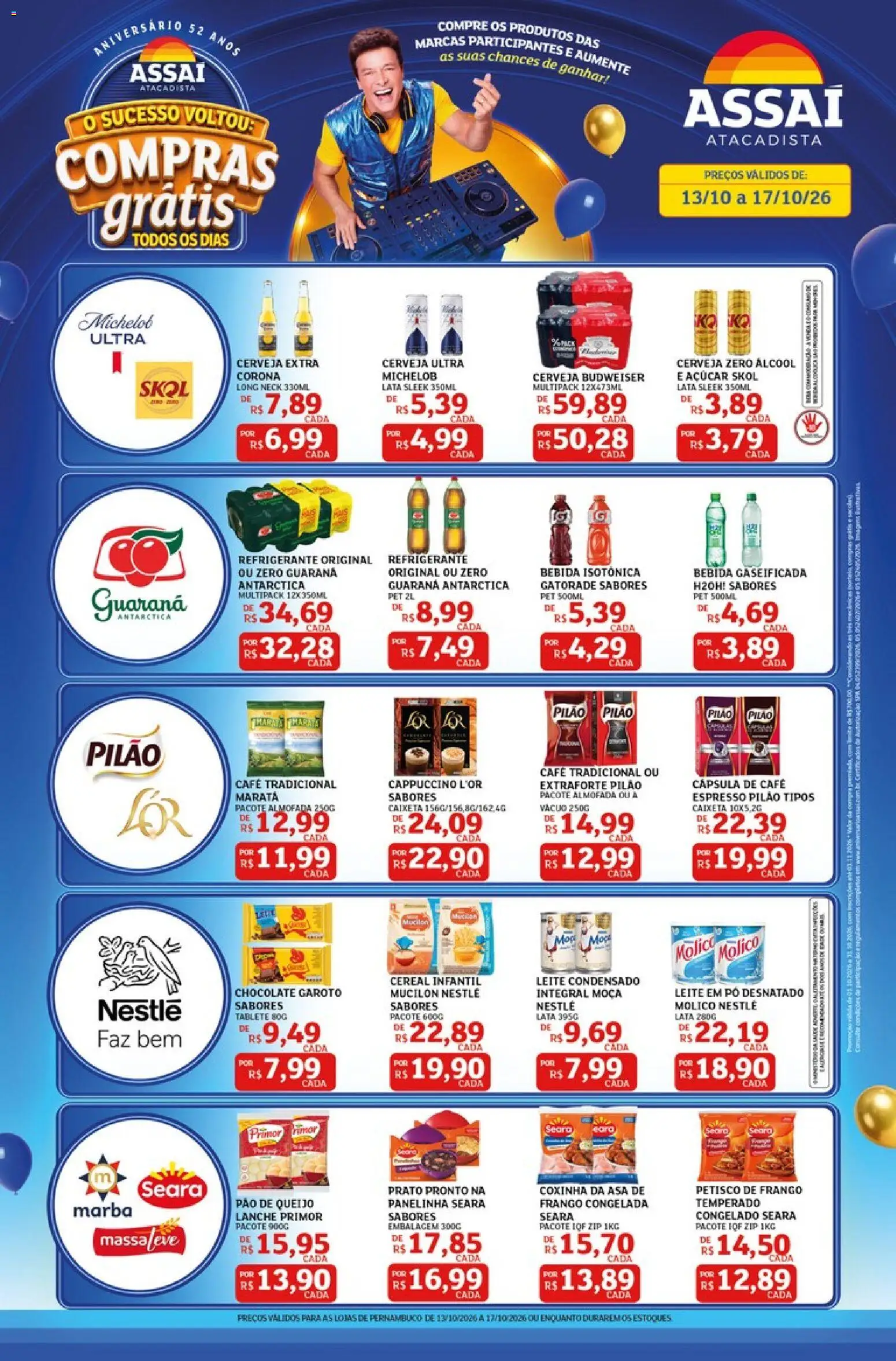 Assaí Atacadista Folheto - válido de 13/10/2026 | Página: 1