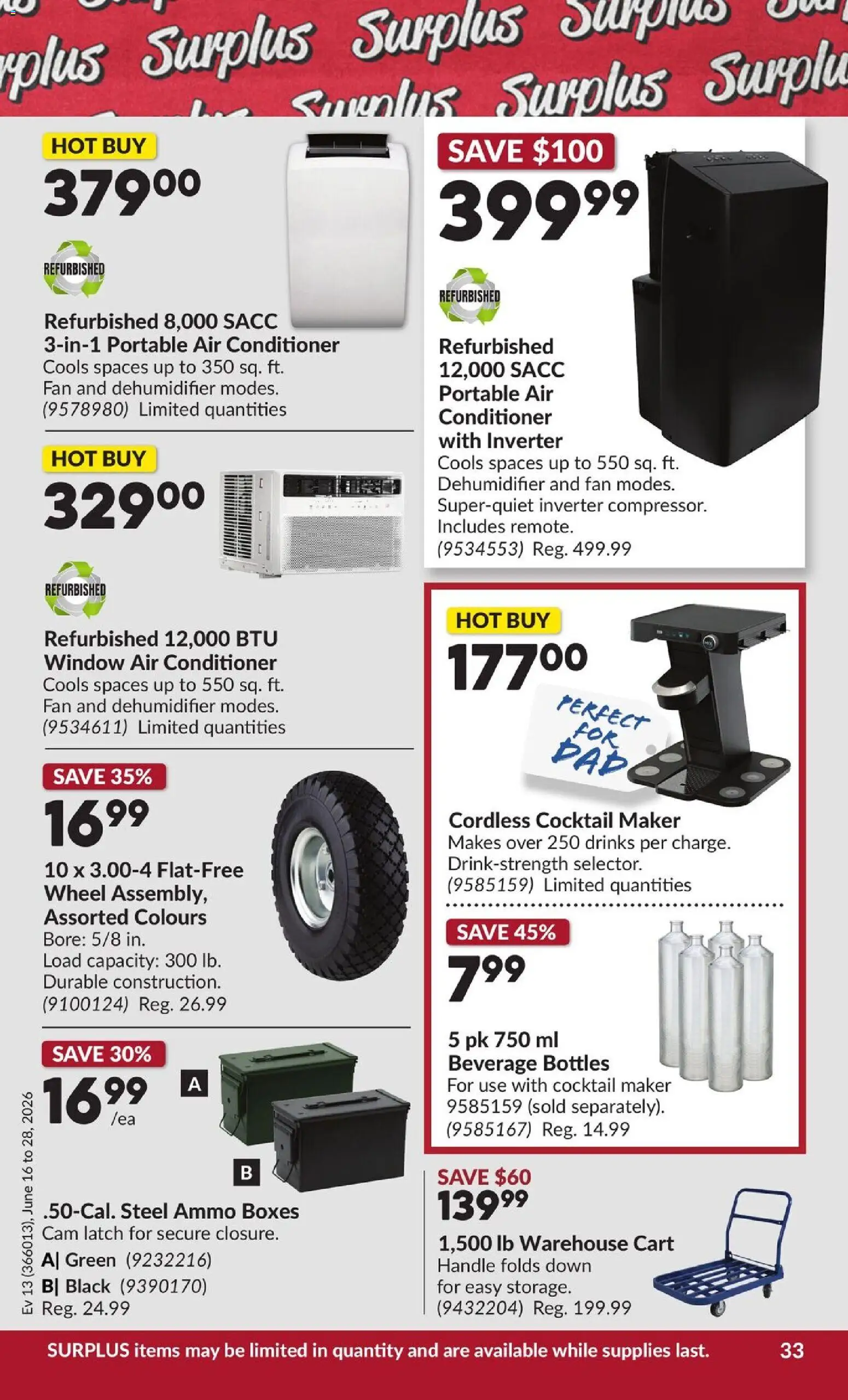 Princess Auto flyer valid from 16.06.2026 | Page: 37 | Products: Fan, Conditioner
