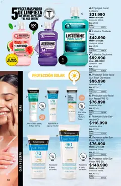 Leonisa catálogo aniversario leonisa -  Vista previa de la revista de la tienda Leonisa valido desde el 25/06/2026 | Página: 68 | Productos: Agua, Crema, Protector solar, Enjuague bucal