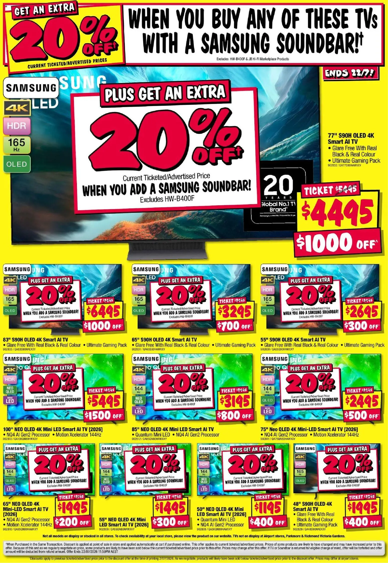 JB Hi-Fi catalogue - valid from 16/07/2026 | Page: 8 | Products: Cart, Tv