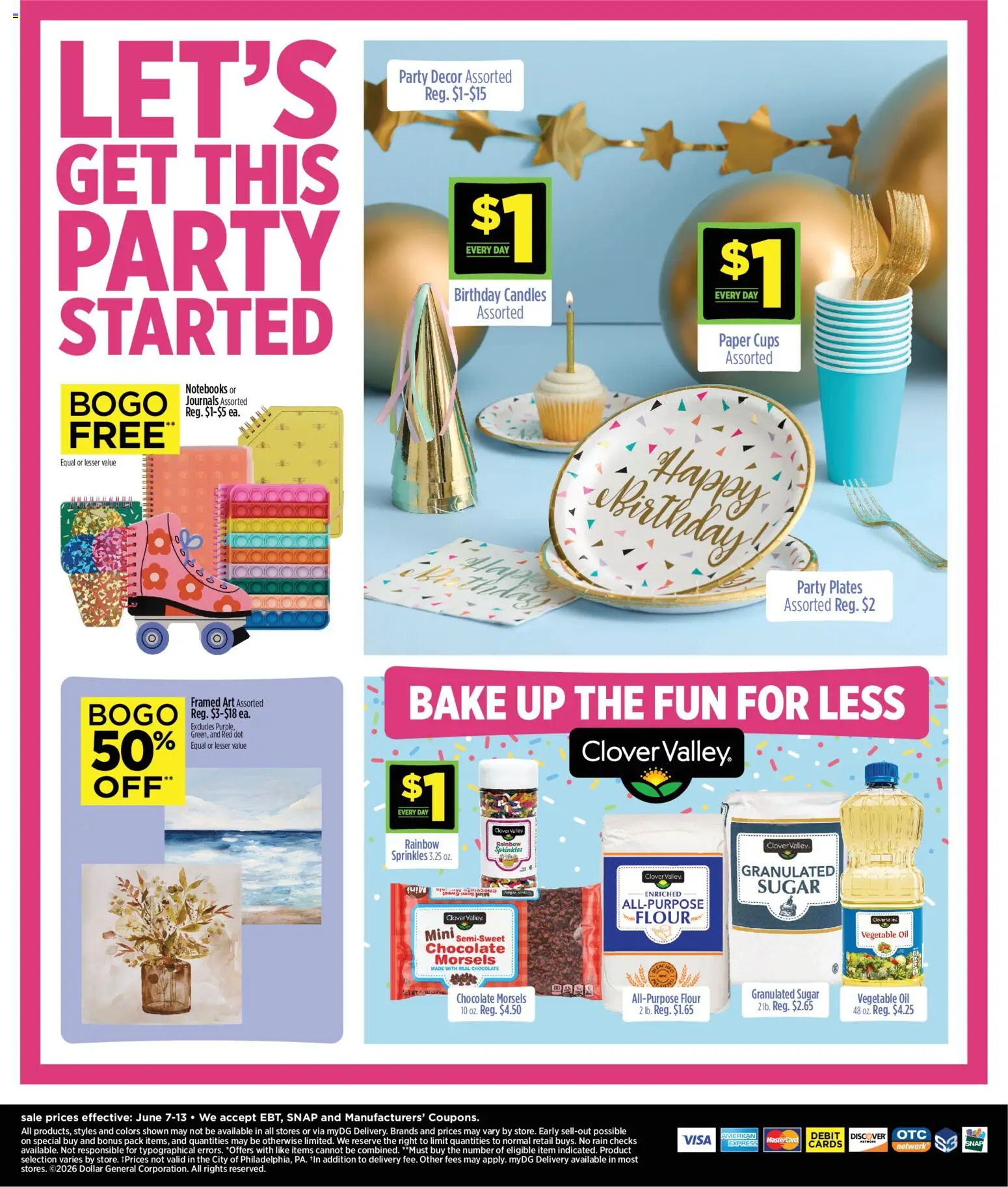 Dollar General Weekly Ad - valid from 07.06.2026 | Page: 15 | Products: Oil, Chocolate, Sugar