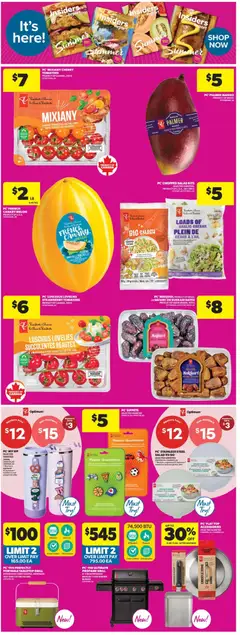 Preview of Real Canadian Superstore weekly flyer / circulaire from shop Real Canadian Superstore valid from Jun 25, 2026 | Page: 16 | Products: Salad, PC, Grill, Tomatoes