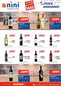 Vista previa NINI Mayorista ofertas válido desde el 24/08/2026 | Página: 17 | Productos: Vino tinto, Bebidas, Vino