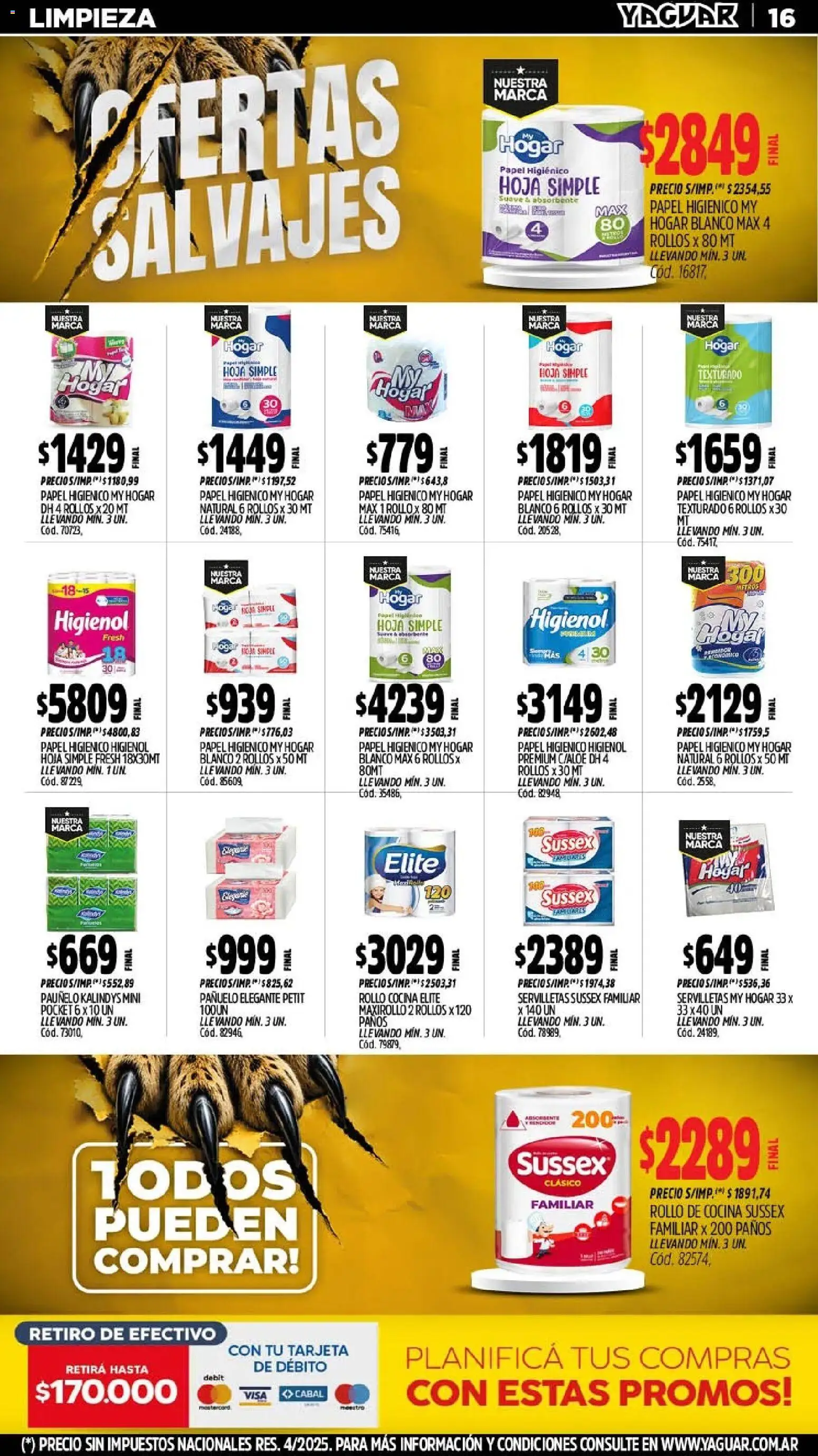 Yaguar - Oferta Semanal Parque Chacabuco │ válido desde el 10/08/2026 | Página: 17