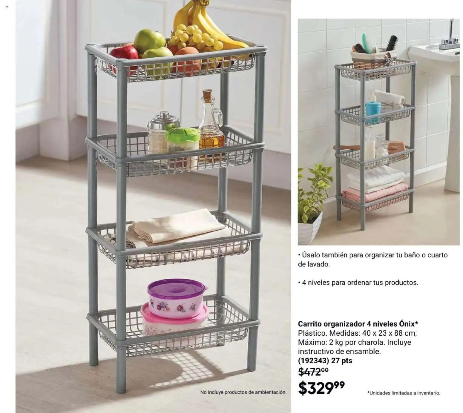 Nuevas ofertas de AVON válidas en toda la República Mexicana desde el 21/08/2026. ¡Encuentra las mejores ofertas en AVON Casa & Estilo 13 2026! | Página: 63 | Productos: Organizador, Baño