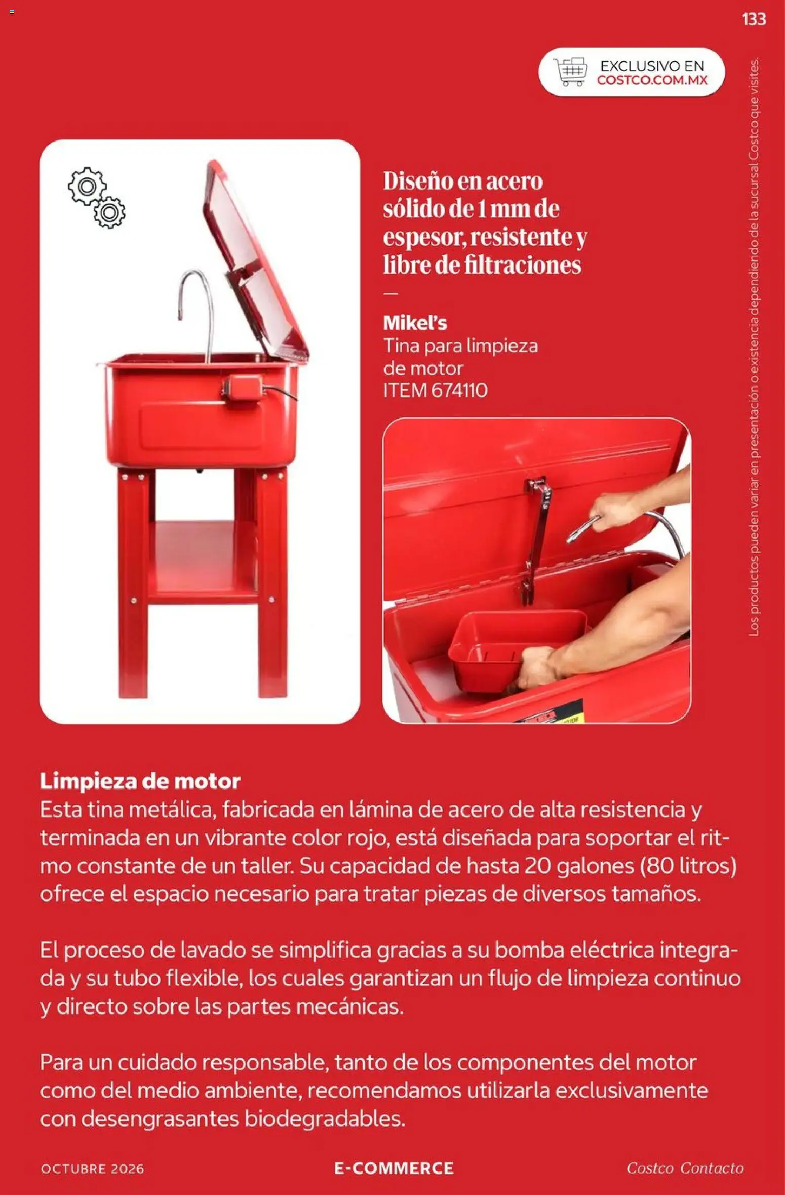 Nuevas ofertas de Costco válidas en toda la República Mexicana desde el 01/10/2026. ¡Encuentra las mejores ofertas en Costco catálogo Octubre! | Página: 133
