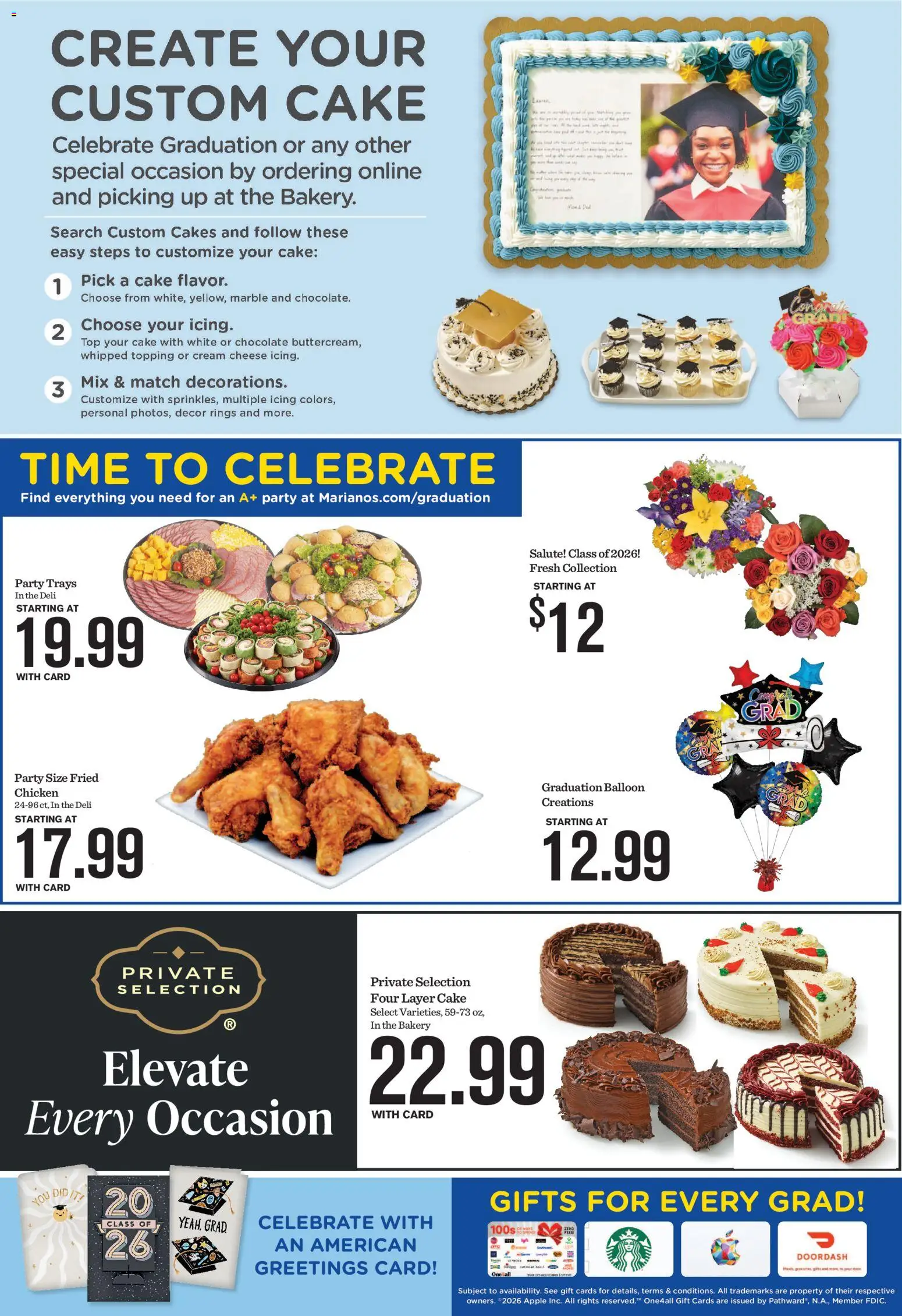 Mariano's Weekly Ad - valid from 20.05.2026 | Page: 13 | Products: Bakery, Cheese, Chocolate, Cream