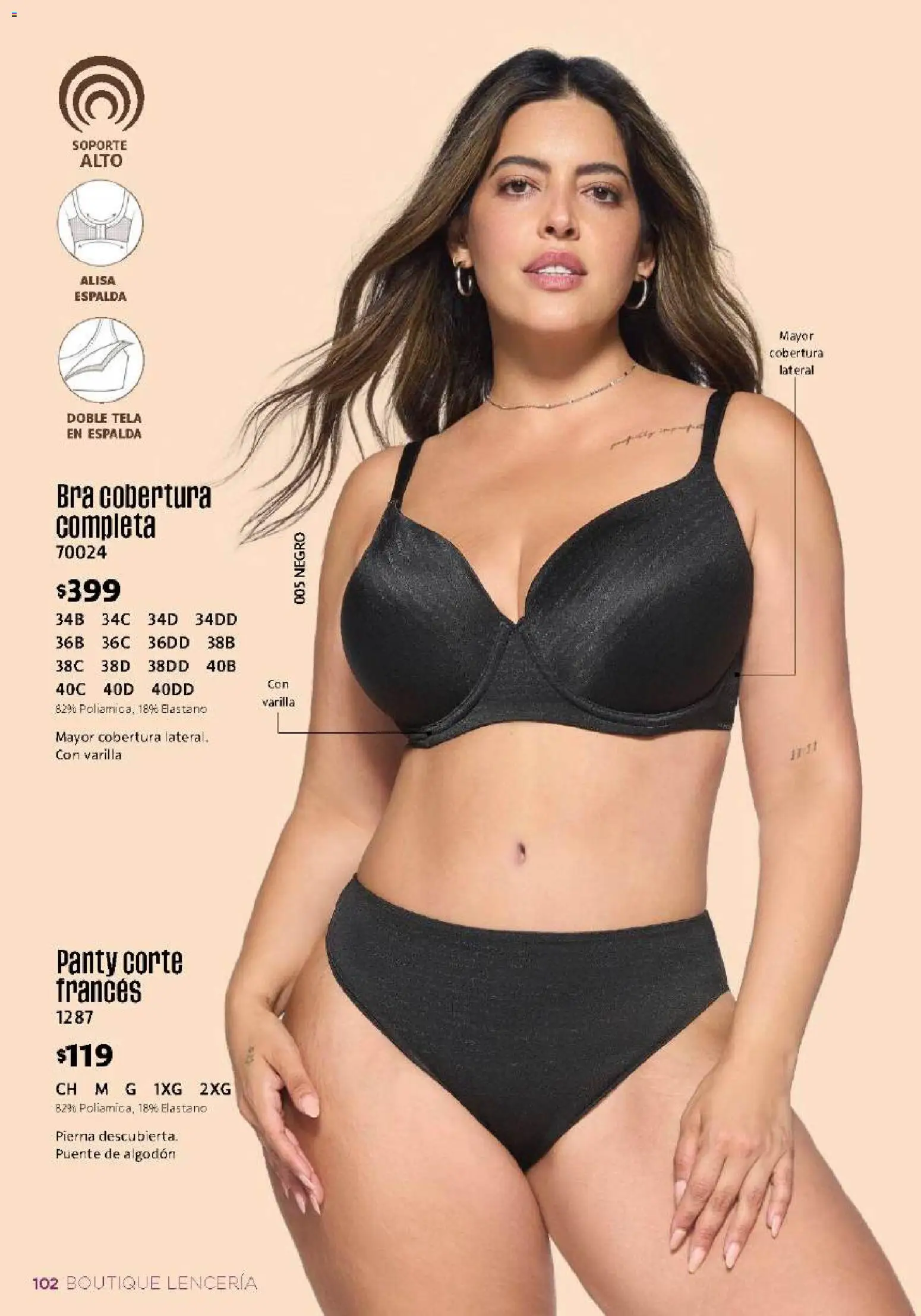 Nuevas ofertas de Ilusión válidas en toda la República Mexicana desde el 01/08/2026. ¡Encuentra las mejores ofertas en Ilusión catálogo Otoño! | Página: 104 | Productos: Algodón, Lenceria
