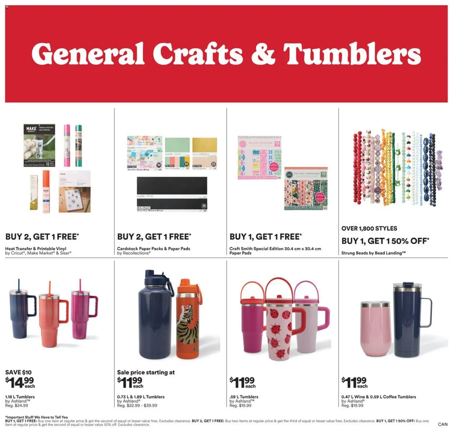 Michaels Weekly Ad - valid from 06.03.2026 | Page: 3 | Products: Coffee, Wine, Pads
