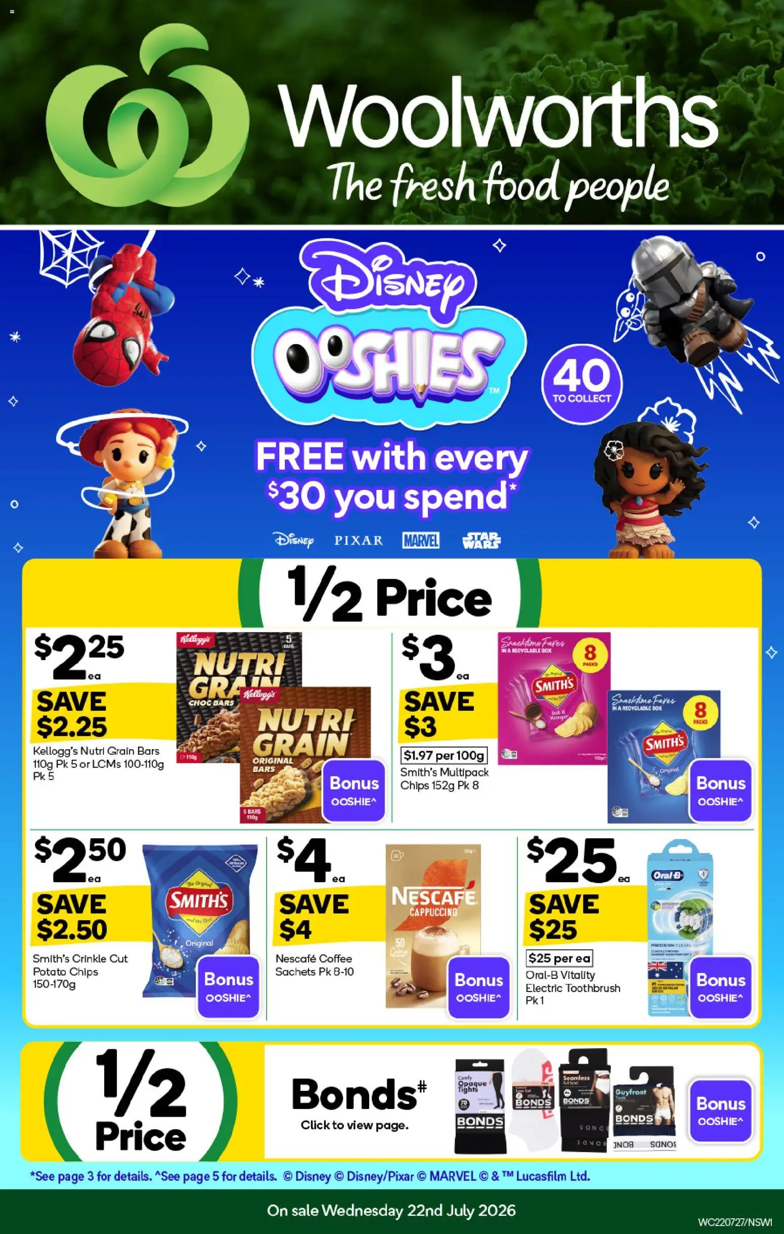 ﻿Woolworths catalogue from 22/07/2026 > Big discounts catalogue cover