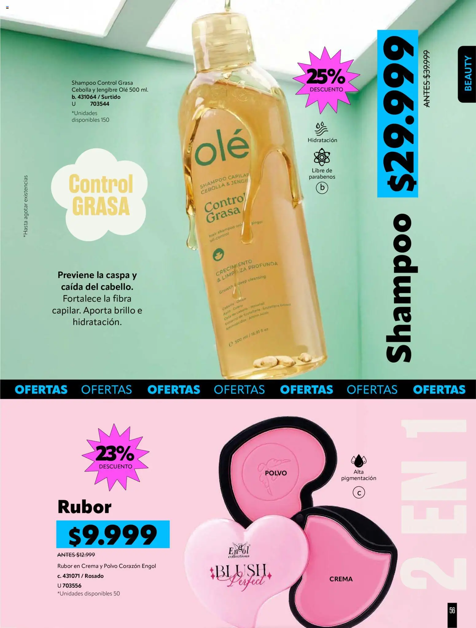 Pacifika revista - valida desde el 21/07/2026 | Página: 220 | Productos: Crema, Rubor, Jengibre, Shampoo