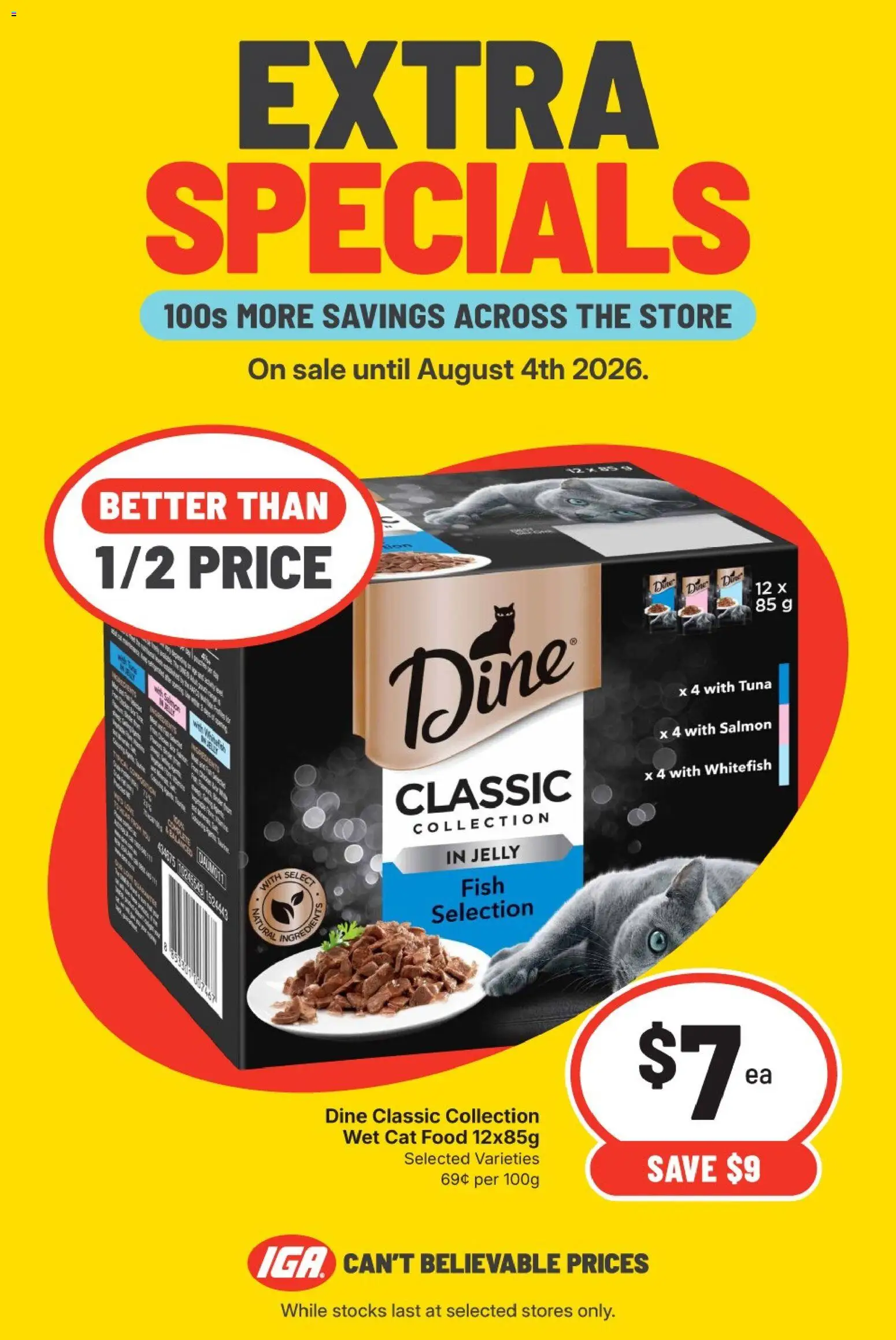 IGA catalogue - valid from 29/07/2026 | Page: 6 | Products: Fish, Salmon, Tuna