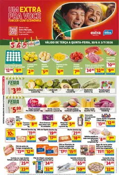 Extra ofertas de Mercado Terça e Quinta - Pré-Visualização do folheto da loja Extra, válido de 30/06/2026