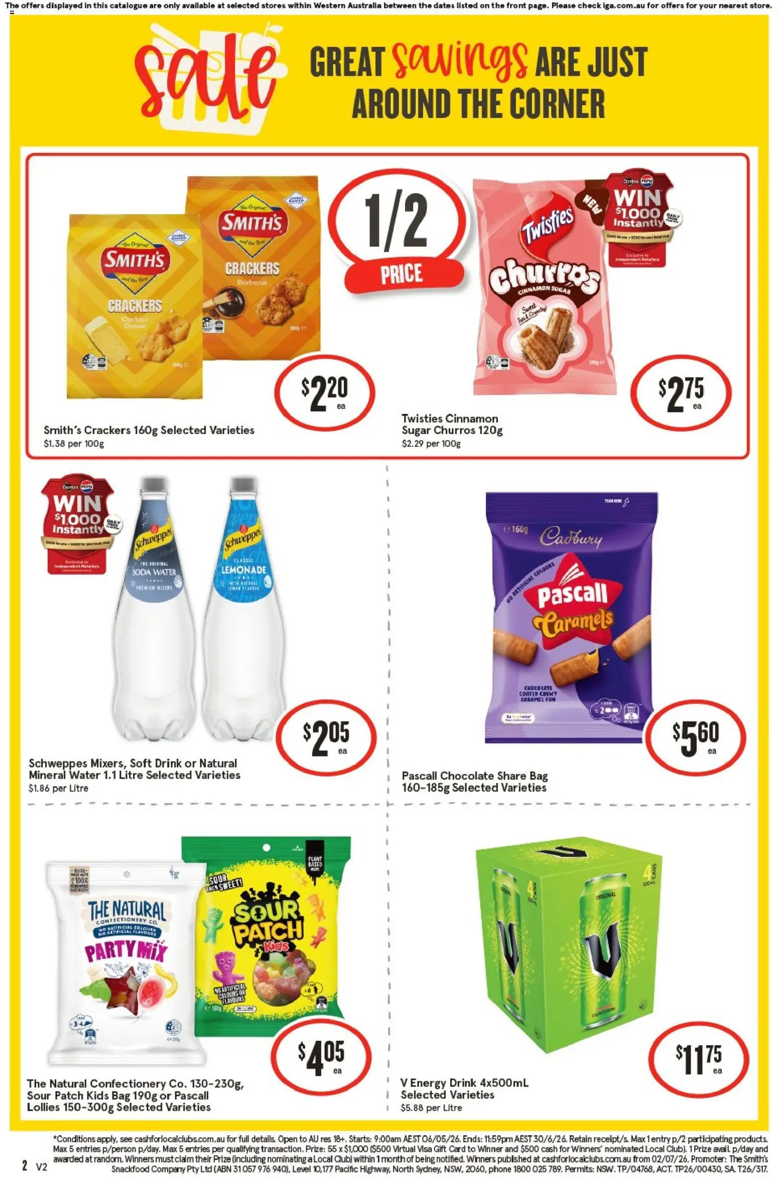 IGA catalogue - valid from 20.05.2026 | Page: 3 | Products: Cheese, Chocolate, Sugar, Phone