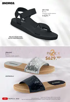 Vista previa de Andrea catálogo Tropical, nuevo folleto de la tienda, válido en México a partir del 23/08/2026 | Página: 32 | Productos: Lentejuelas
