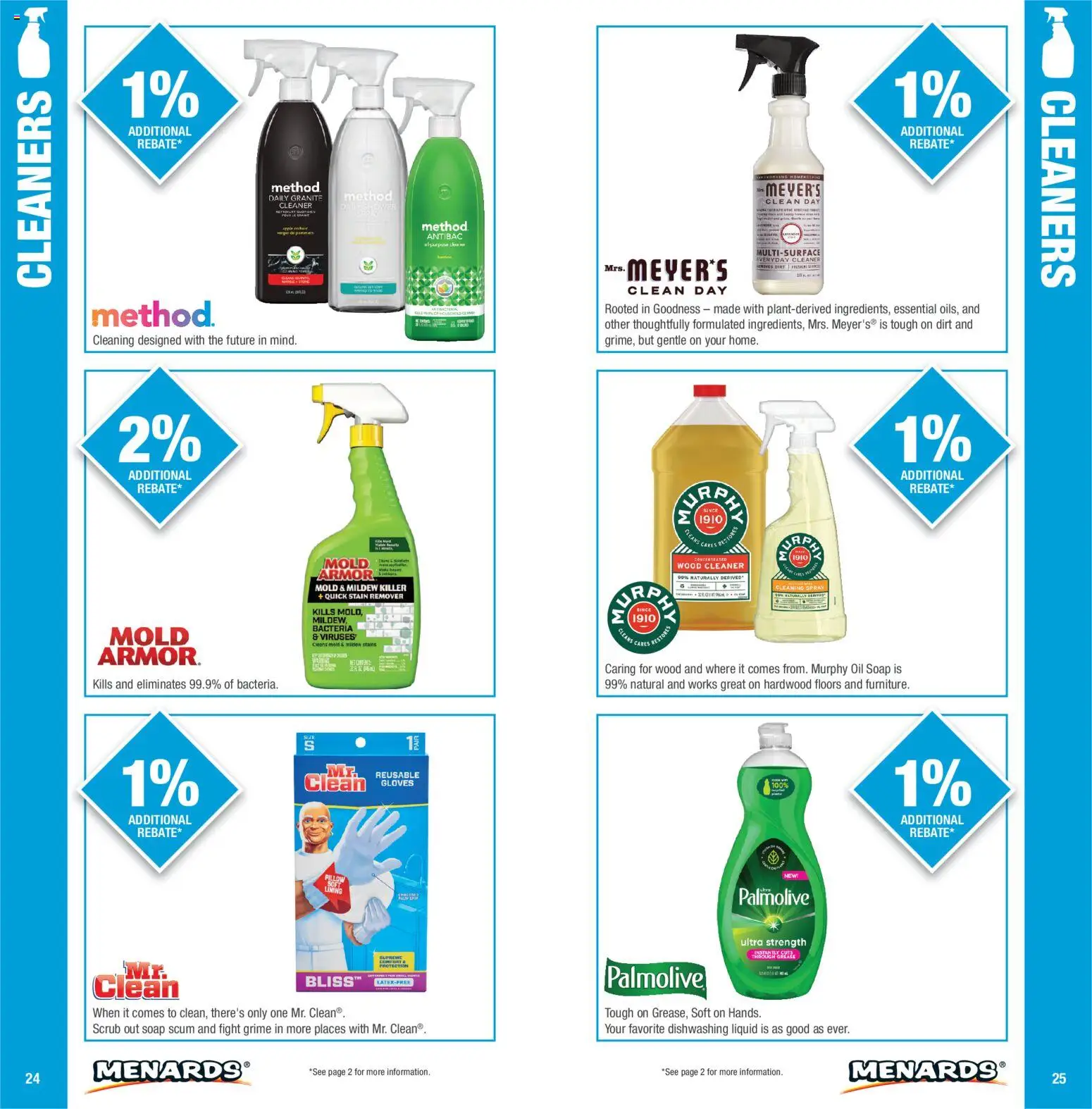 Menards Big Rewards Catalog - valid from 01/01/2026 | Page: 13 | Products: Oil, Soap, Stain remover, Gloves