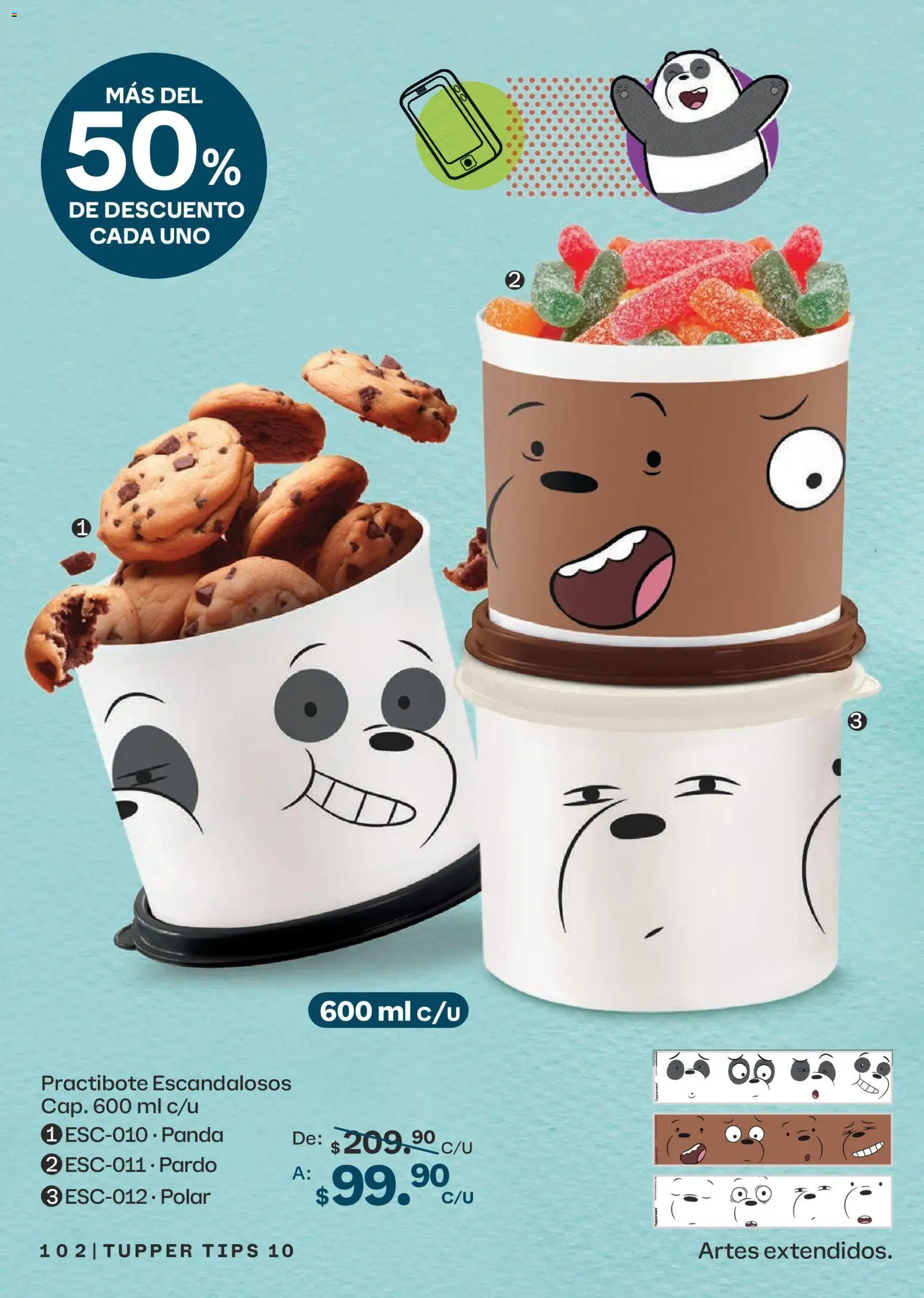 Nuevas ofertas de Tupperware válidas en toda la República Mexicana desde el 07/09/2026. ¡Encuentra las mejores ofertas en Tupperware catálogo! | Página: 102 | Productos: Tupper