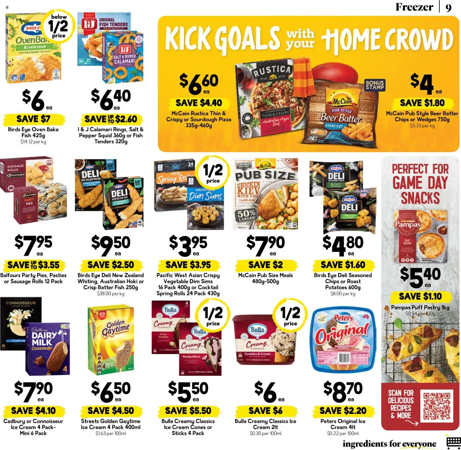 Drakes catalogue - valid from 23/09/2026 | Page: 9 | Products: Milk, Chicken, Ice cream, Cookies