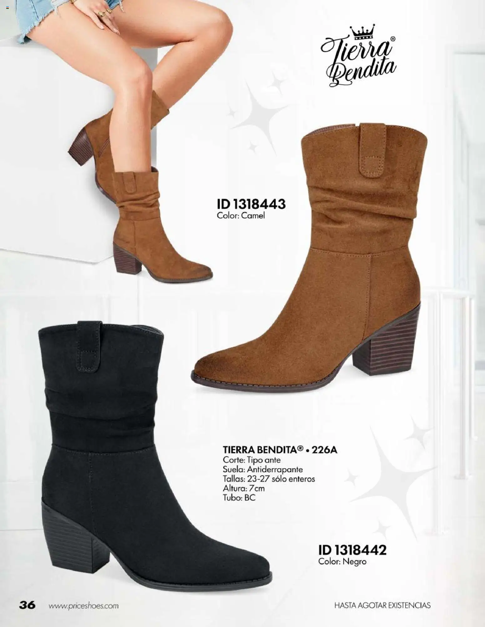 Nuevas ofertas de Price Shoes válidas en toda la República Mexicana desde el 18/07/2026. ¡Encuentra las mejores ofertas en Price Shoes catálogo Botas! | Página: 36